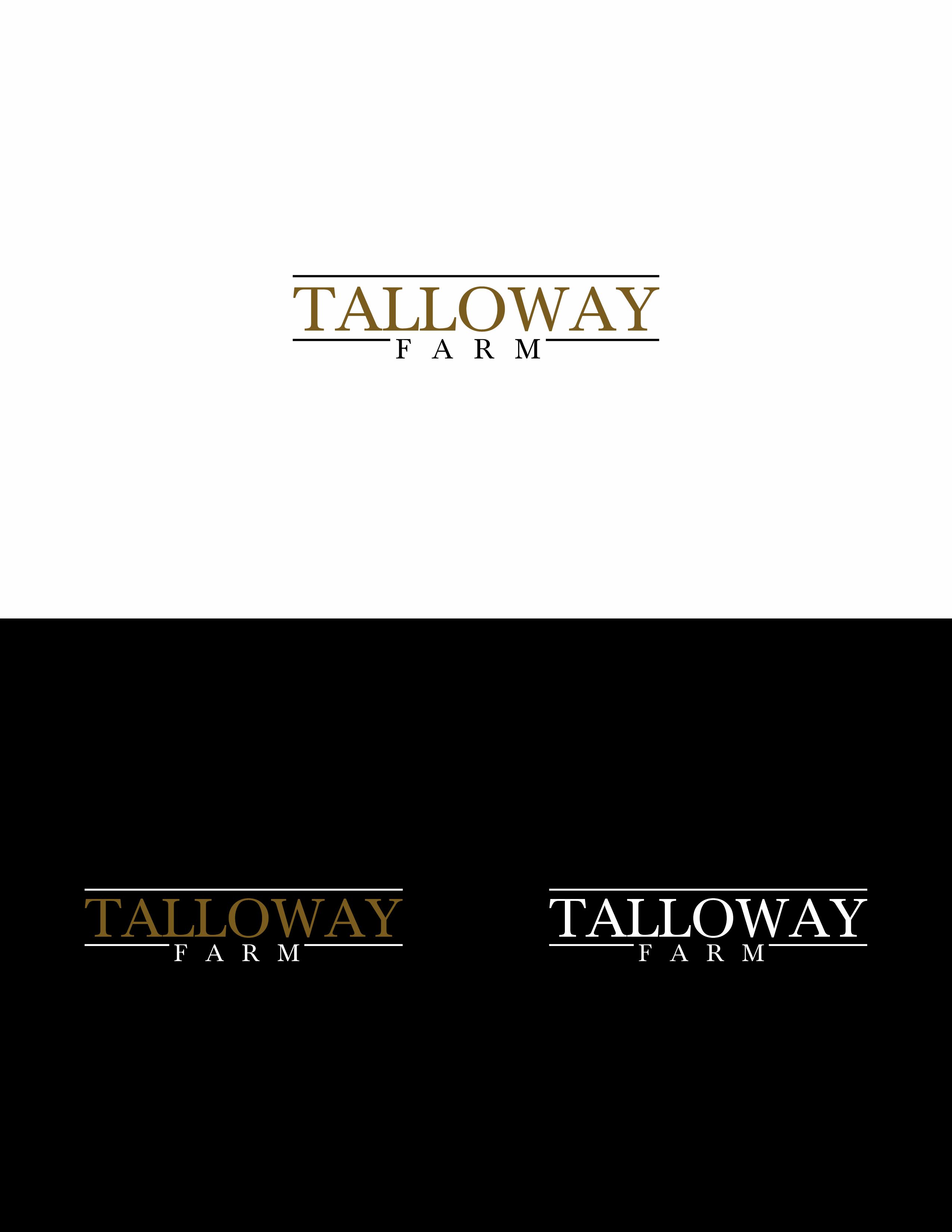 Logo Design by Madush_D for Talloway Farm | Design #27379475
