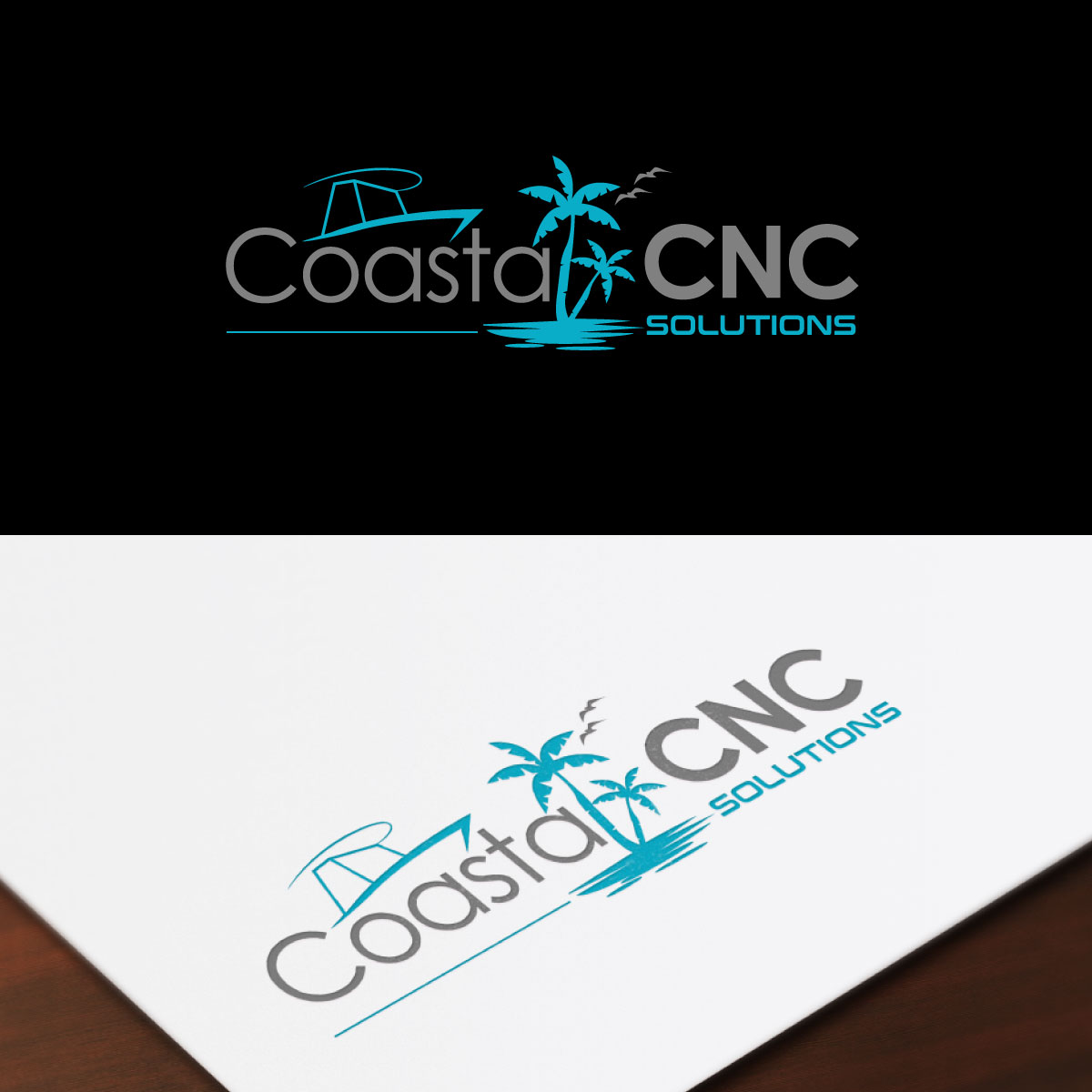 Logo Design by Farhad Kreative for Coastal CNC Customs | Design #27347753