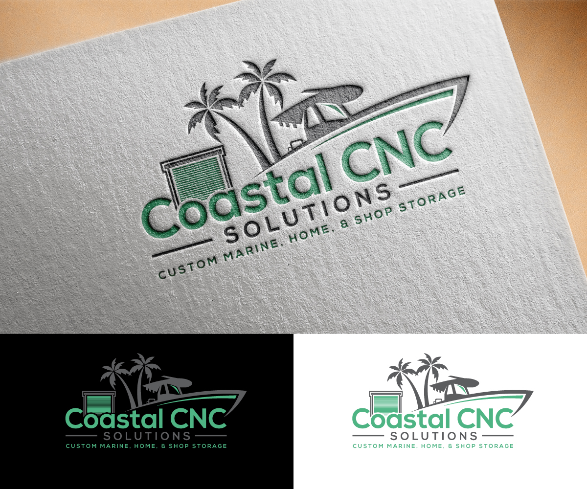 Logo Design by sol design2 for Coastal CNC Customs | Design #27349350