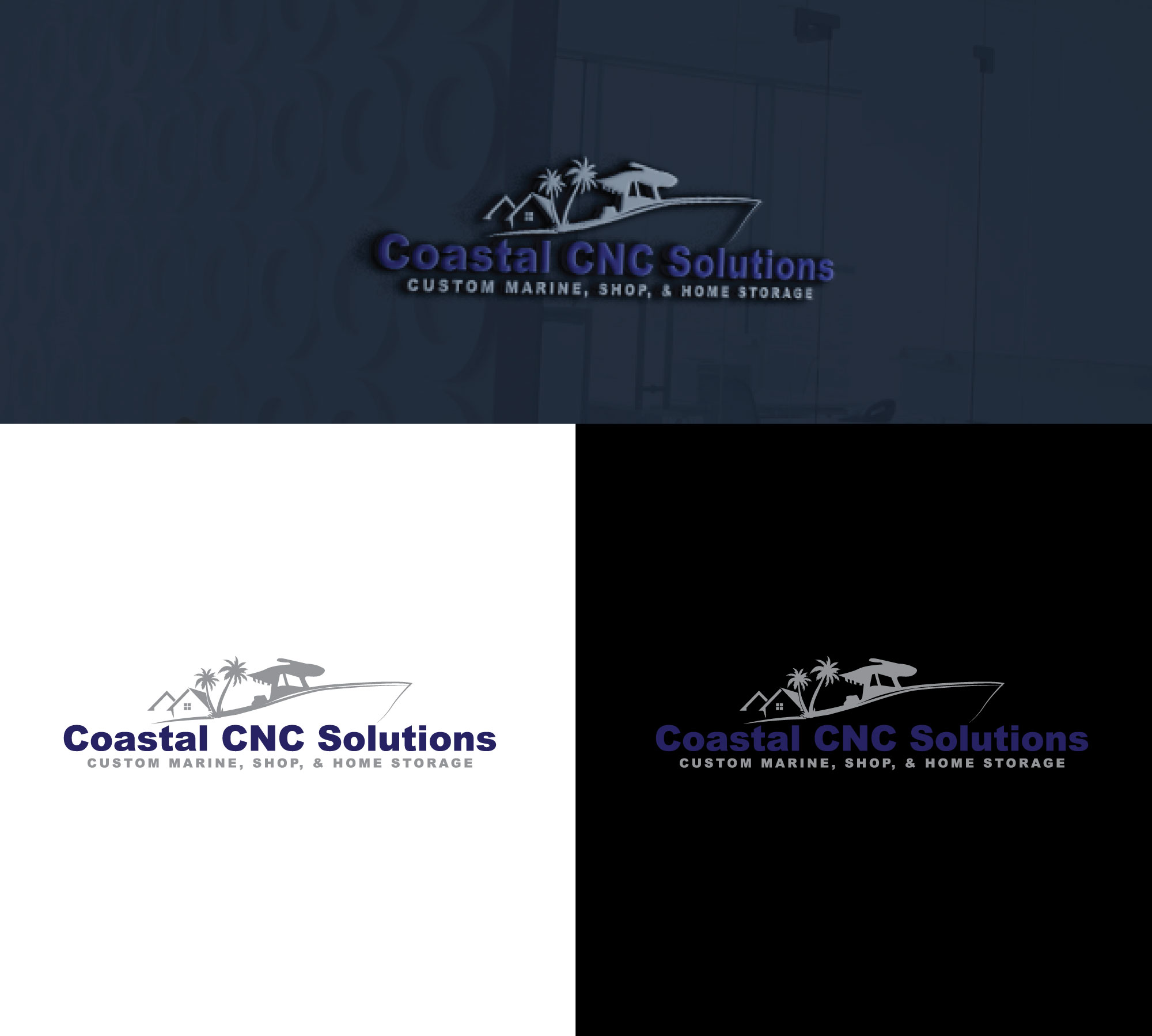 Logo Design by RRR Design for Coastal CNC Customs | Design #27346094