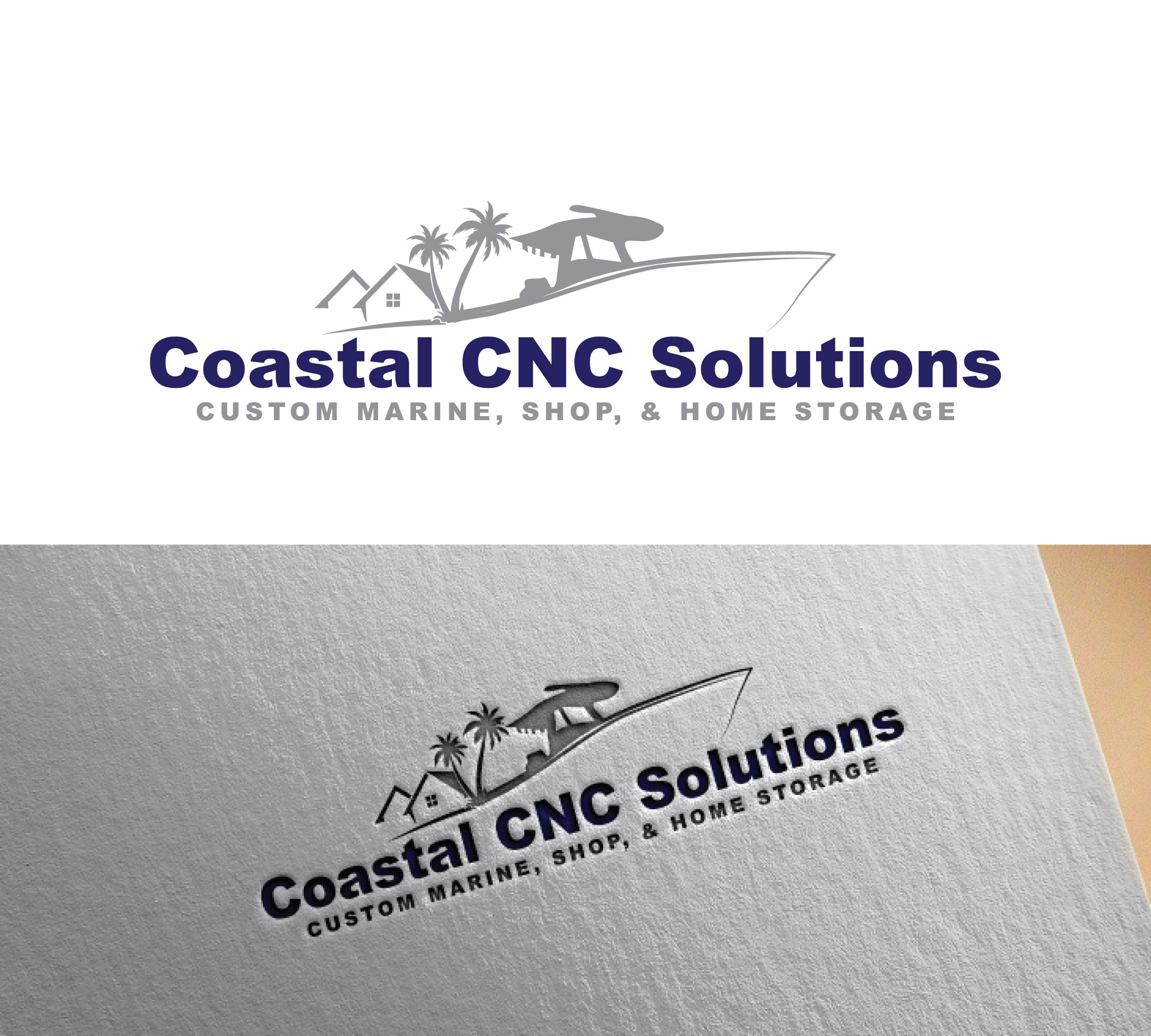 Logo Design by RRR Design for Coastal CNC Customs | Design #27346111