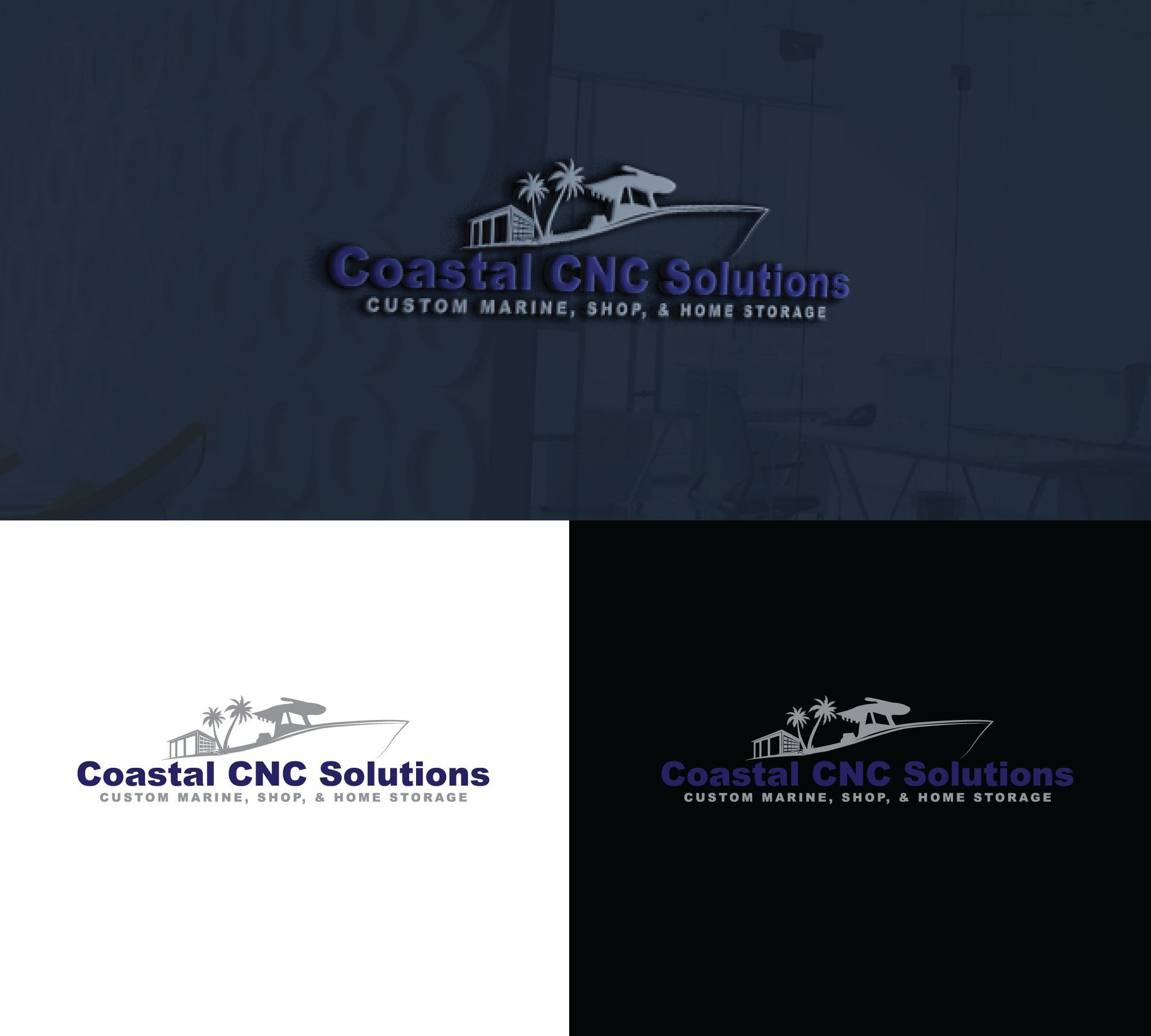 Logo Design by RRR Design for Coastal CNC Customs | Design #27346443