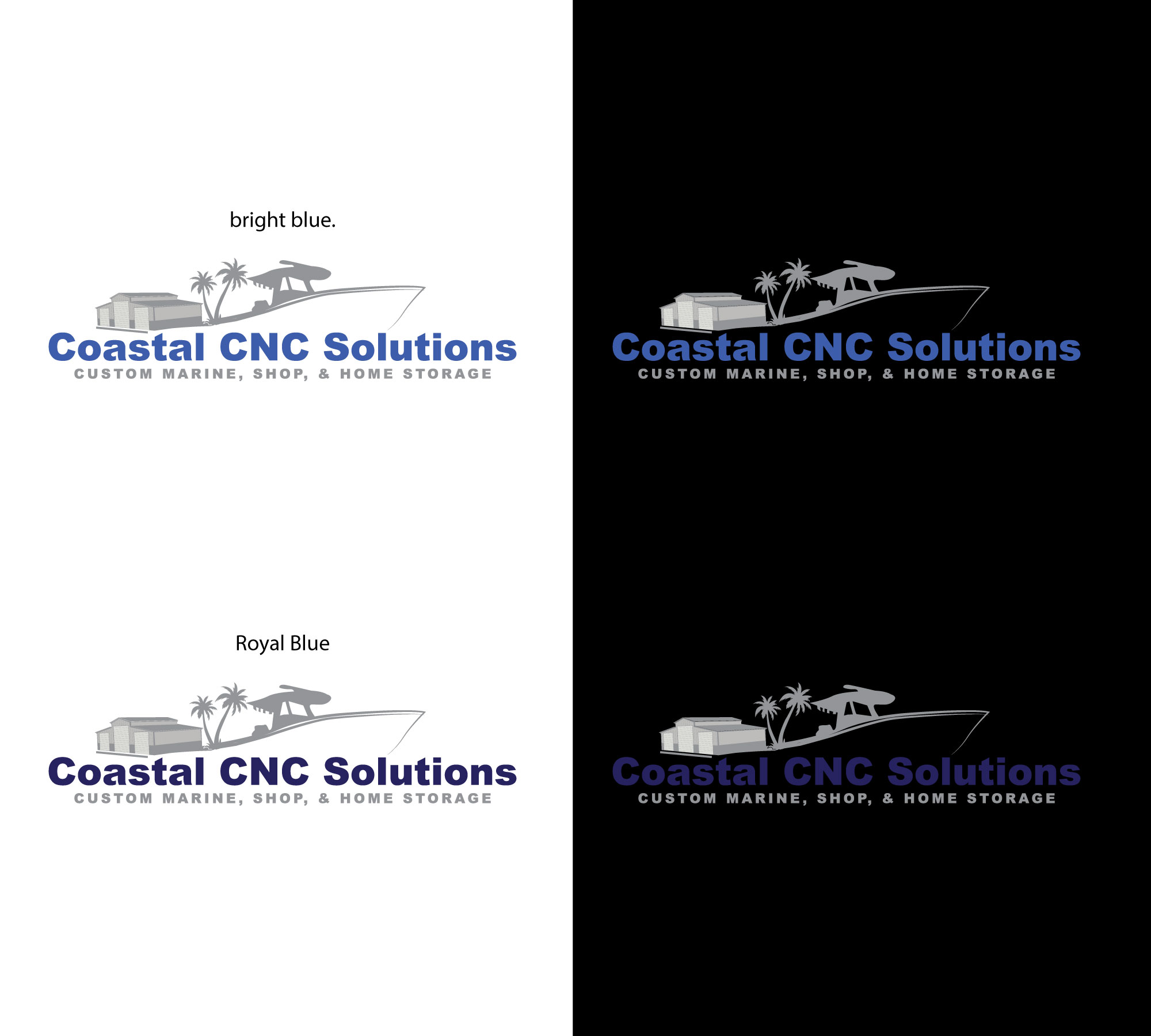 Logo Design by RRR Design for Coastal CNC Customs | Design #27351154