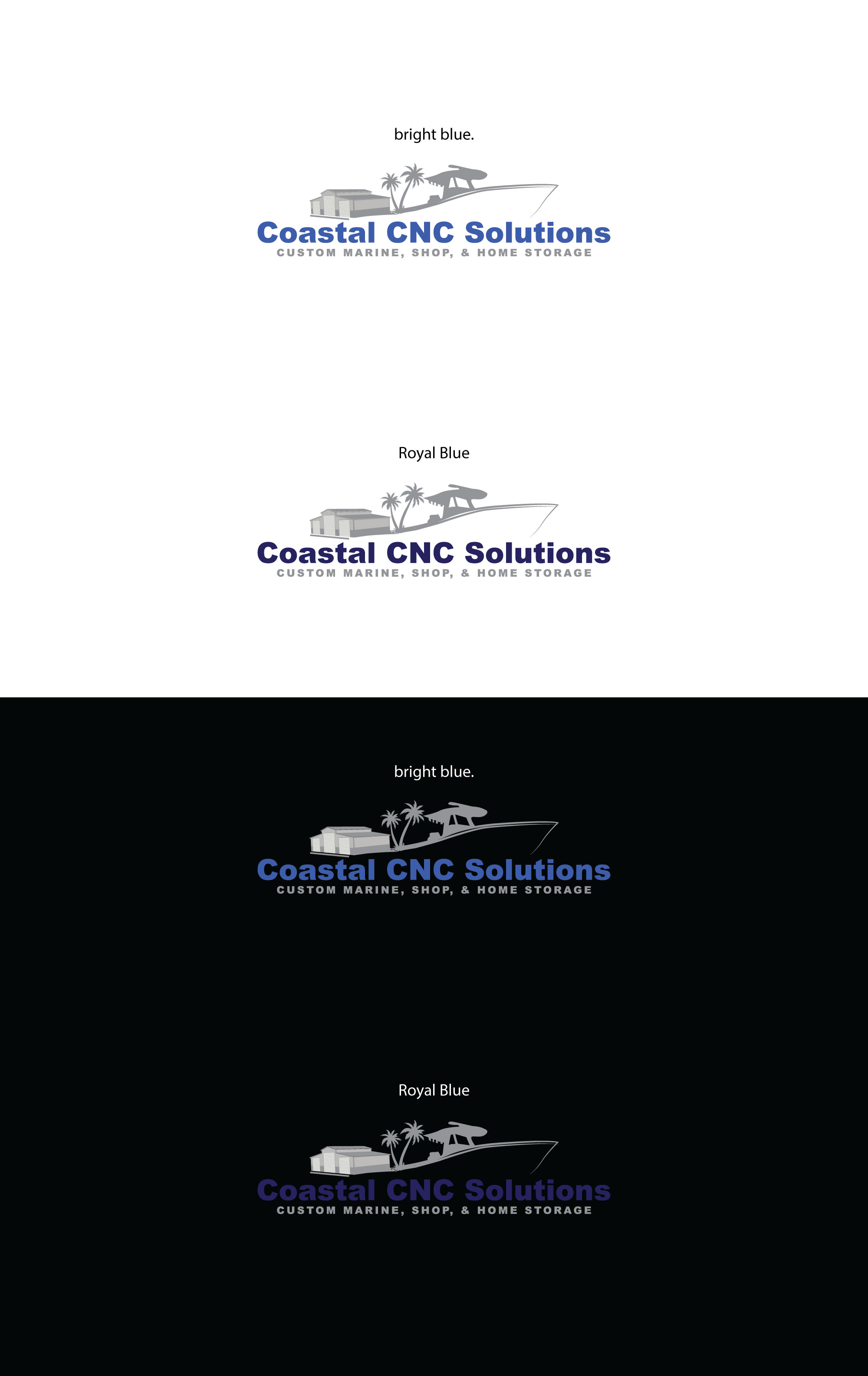 Logo Design by RRR Design for Coastal CNC Customs | Design #27351527