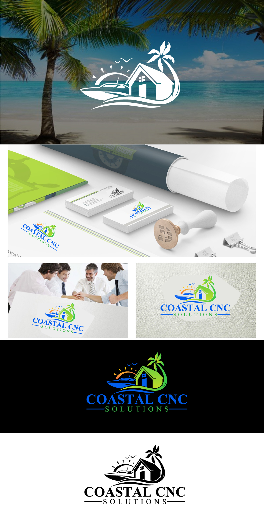 Diseño de Logo por Classy Custom para Coastal CNC Customs | Diseño #27346350
