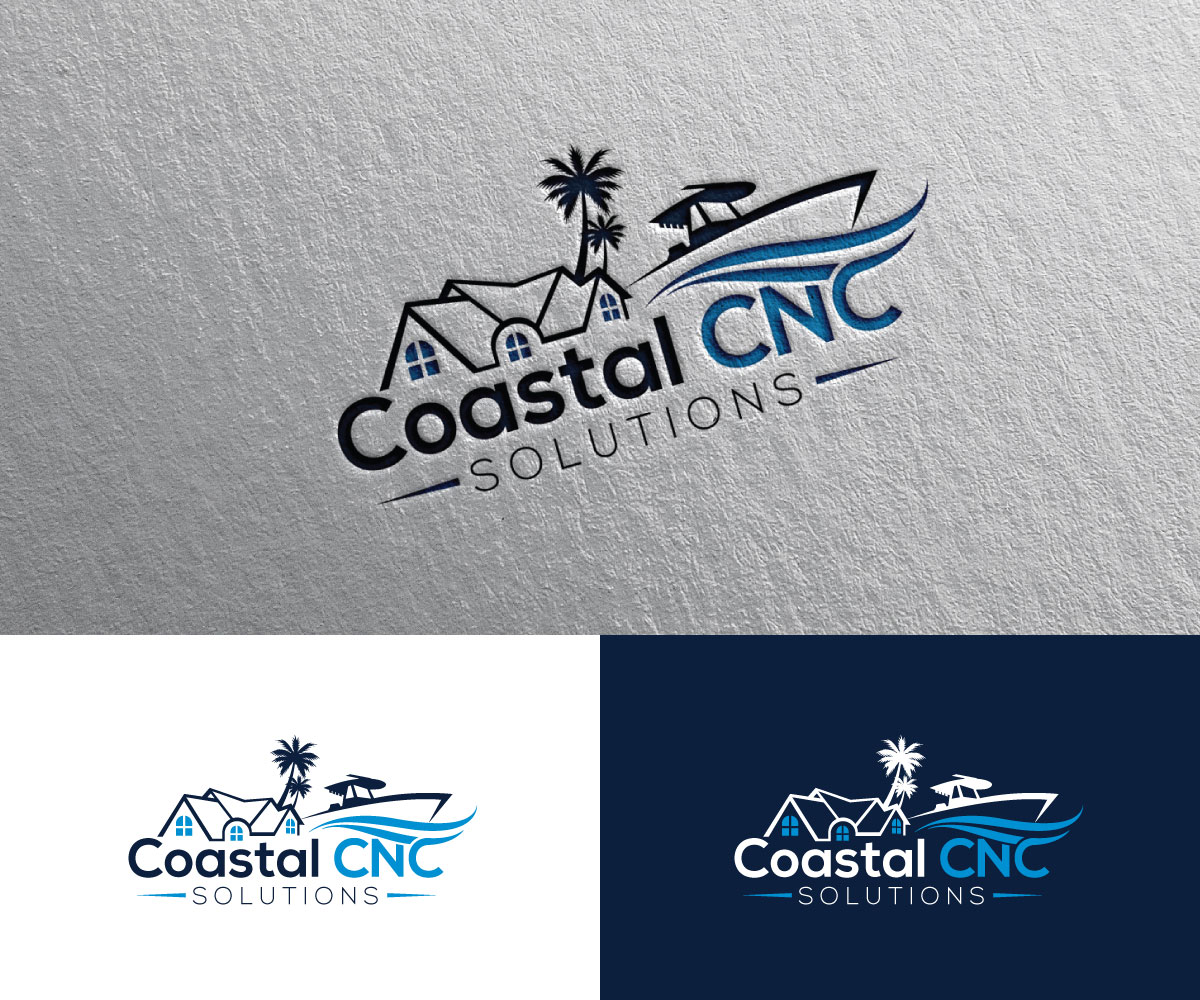 Logo Design by Iris 3 for Coastal CNC Customs | Design #27349206
