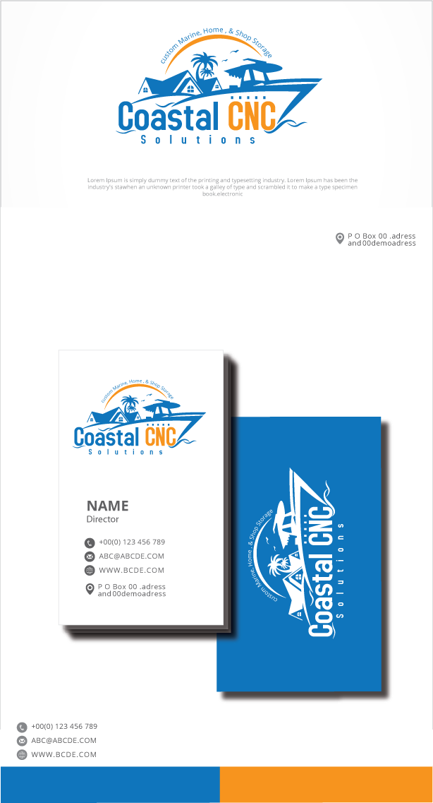 Logo Design by graphicevolution for Coastal CNC Customs | Design #27345067