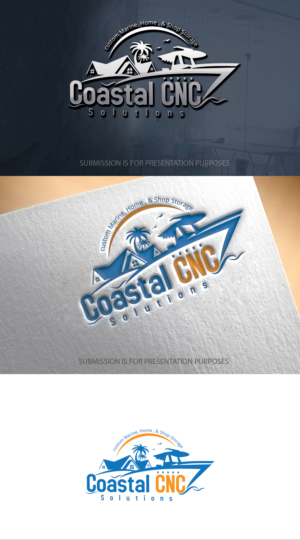 Logo-Design von graphicevolution für Coastal CNC Customs | Design: #27345068
