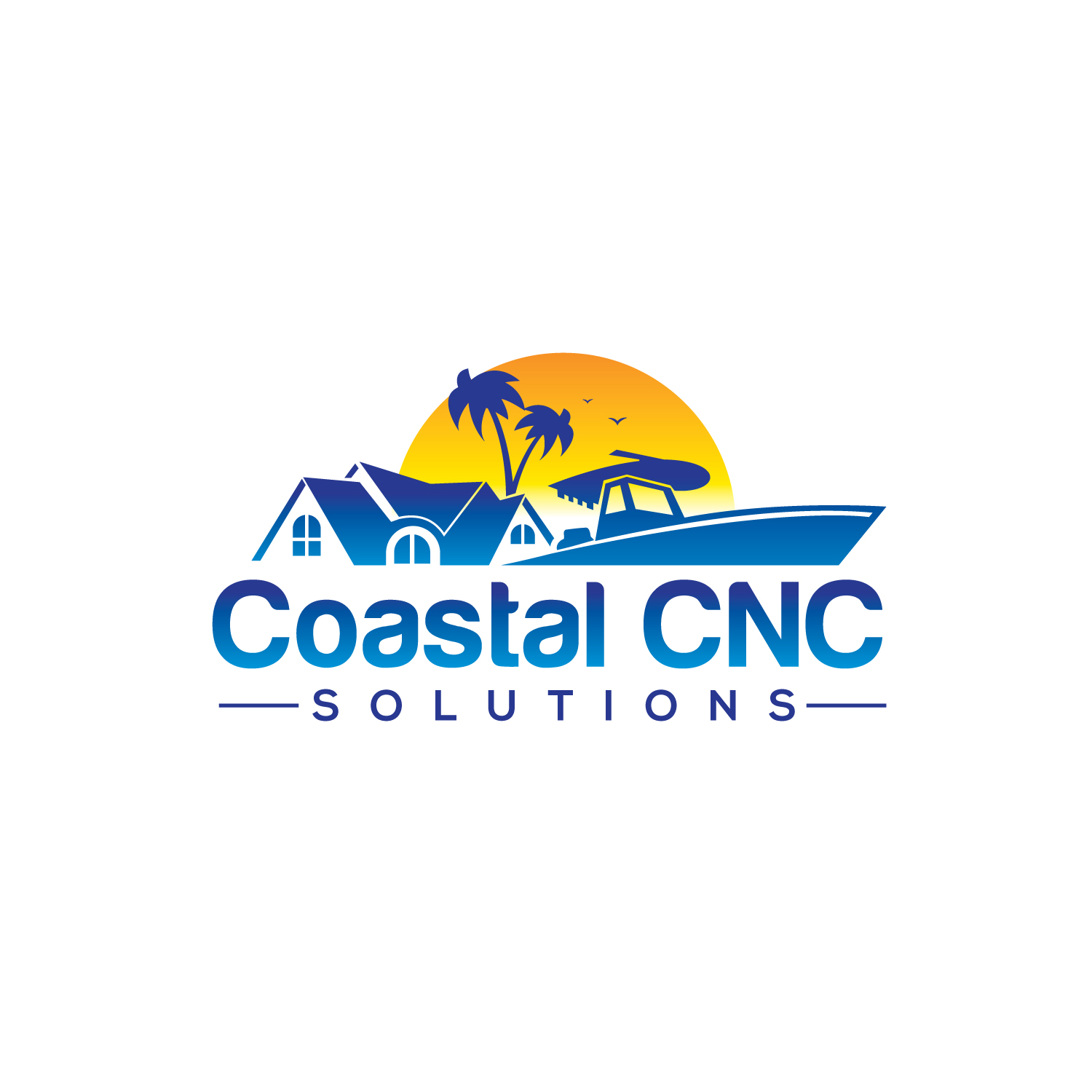 Logo Design by geni for Coastal CNC Customs | Design #27345656