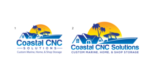 Logo Design by geni for Coastal CNC Customs | Design #27345967
