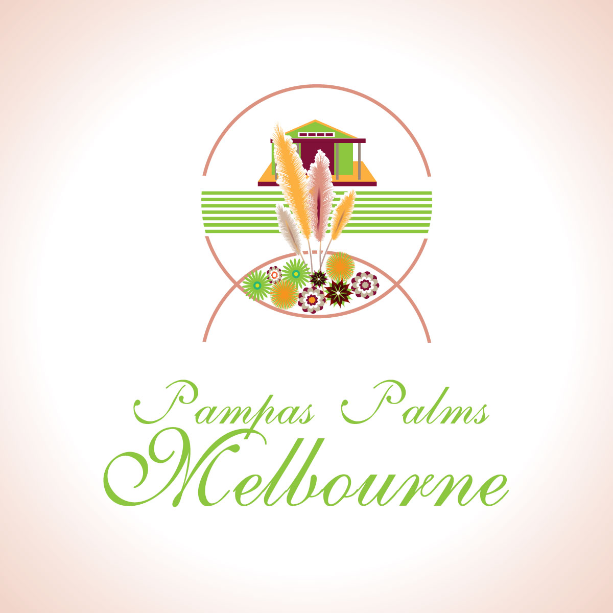 Logo Design by Wonderful design for Pampas Palms Melbourne  | Design #27377781