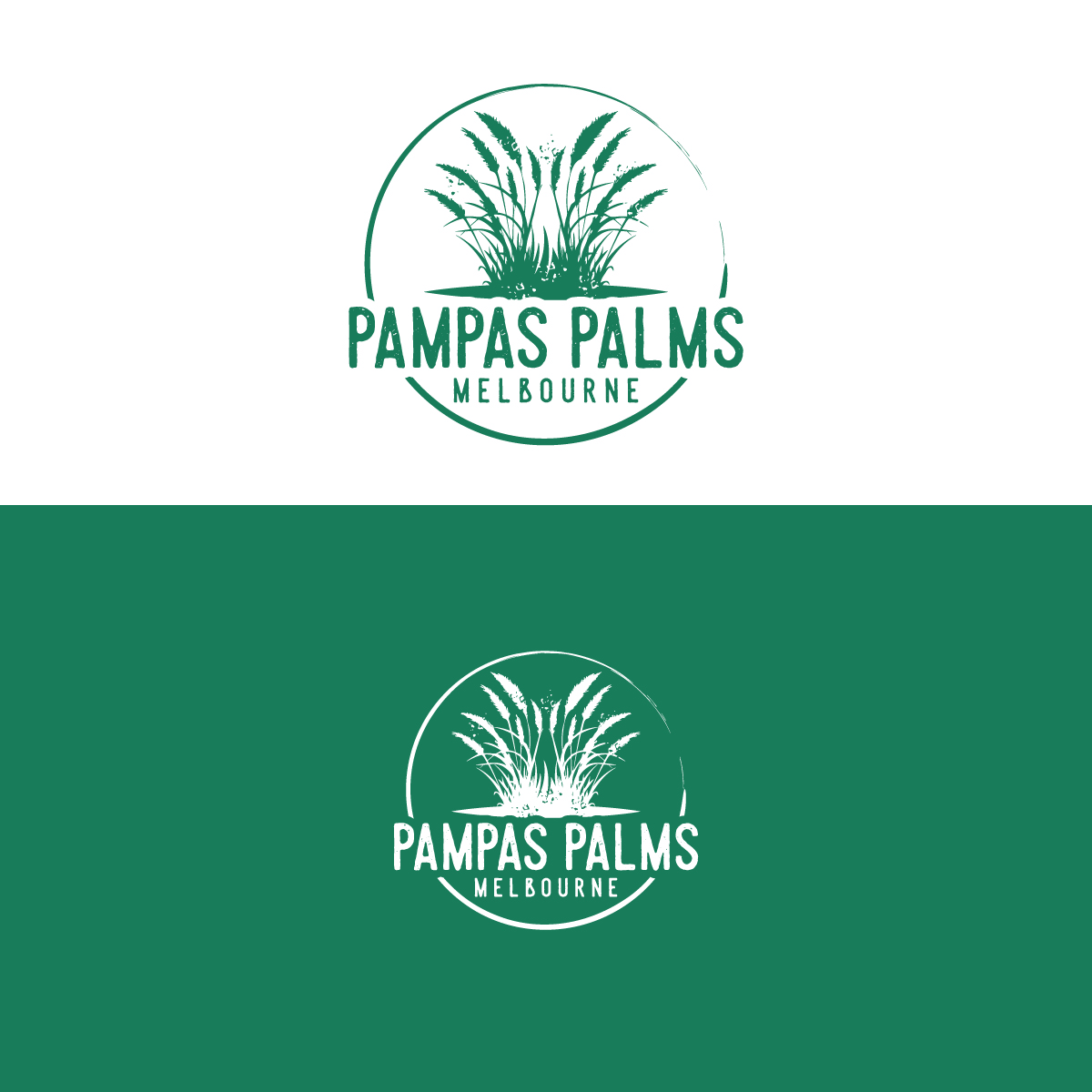 Logo Design by brand maker for Pampas Palms Melbourne  | Design #27349627
