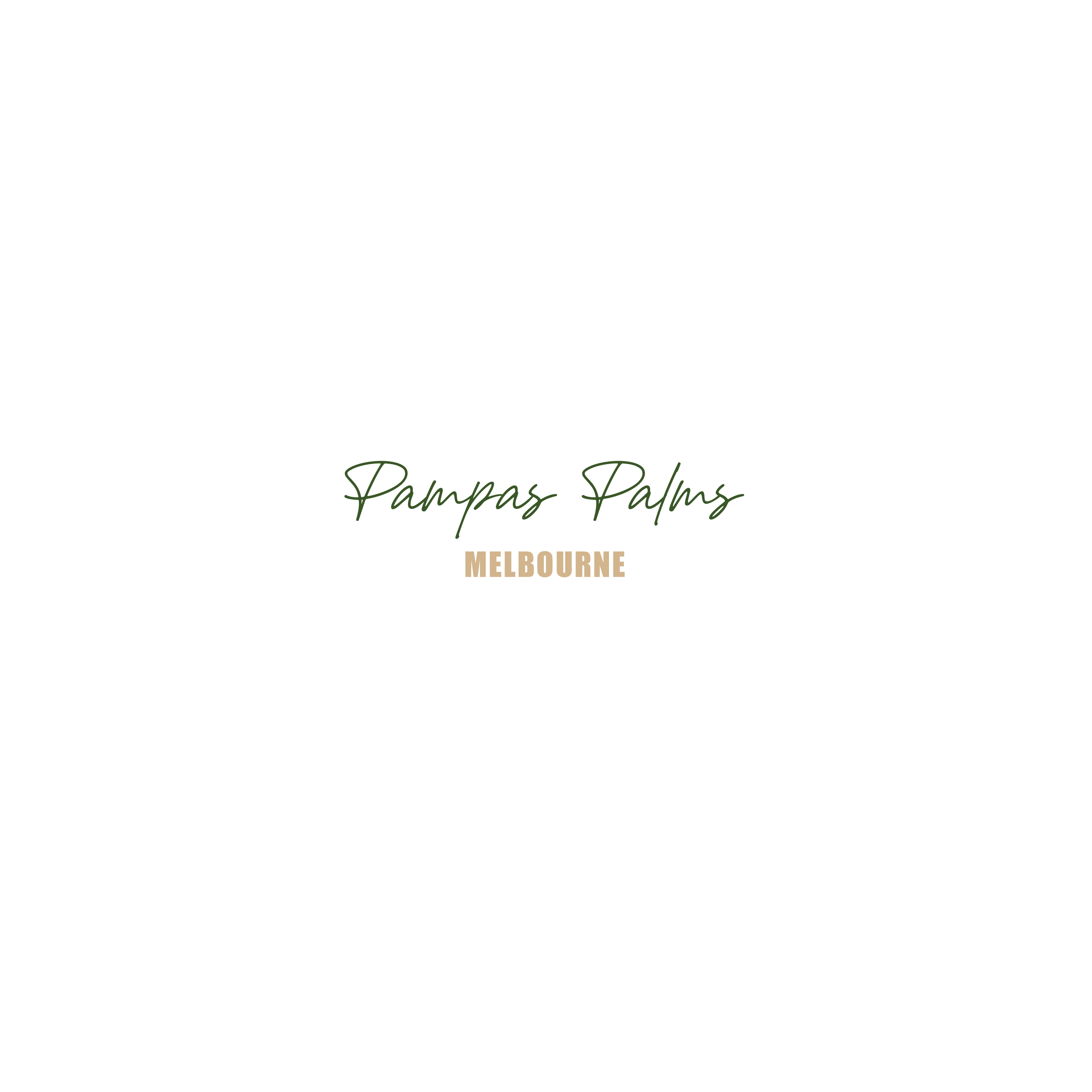 Logo Design by Briana Rae Designs for Pampas Palms Melbourne  | Design #27350540