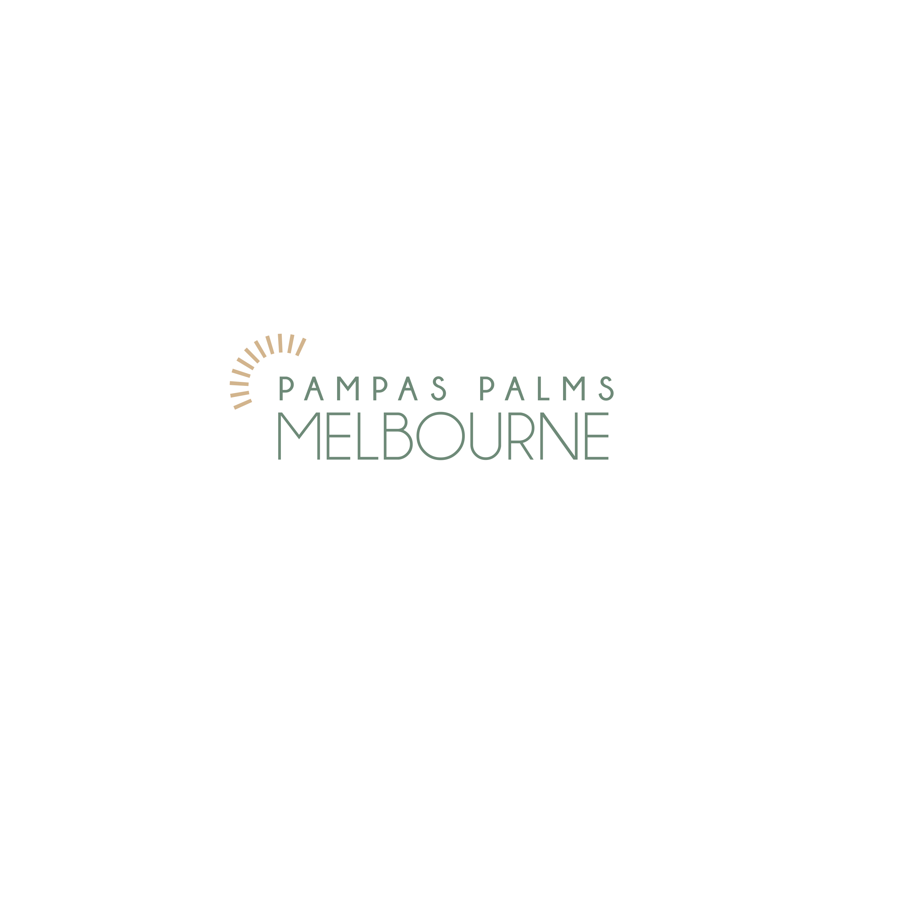 Logo Design by Briana Rae Designs for Pampas Palms Melbourne  | Design #27350542