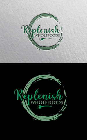 Replenish Wholefoods | Logo Design by blue eye