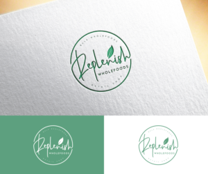 Replenish Wholefoods | Logo Design by step forward 2