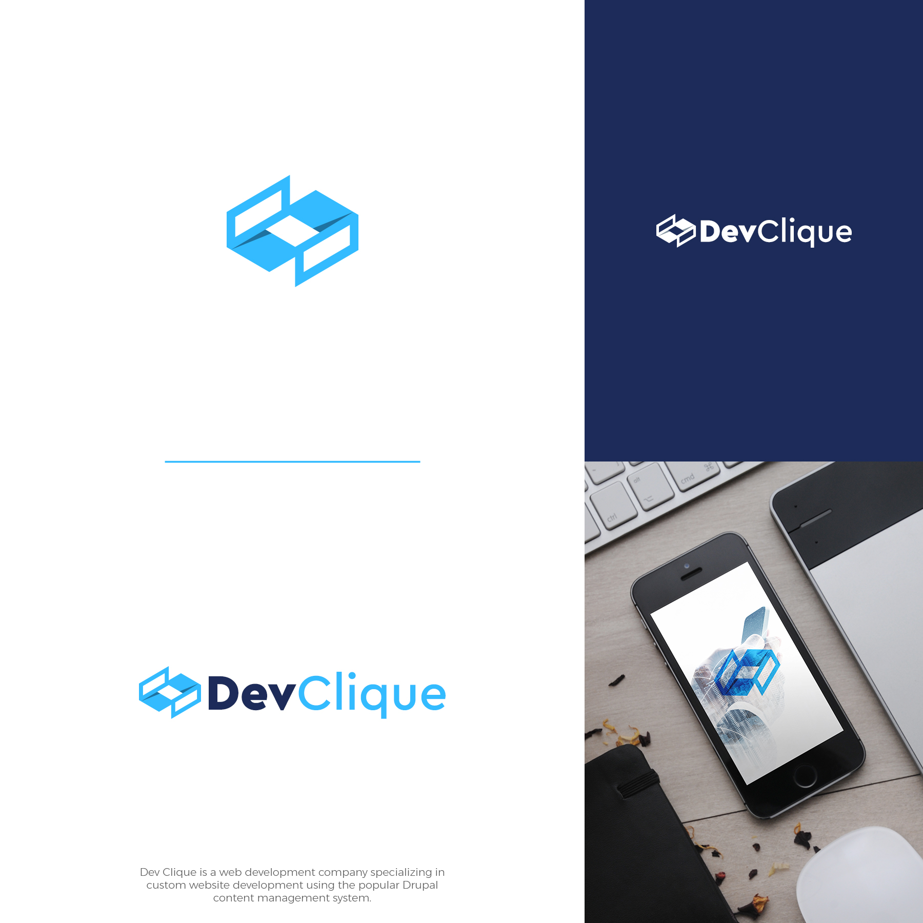 Logo Design by JohnM. for Dev Clique | Design #27348528