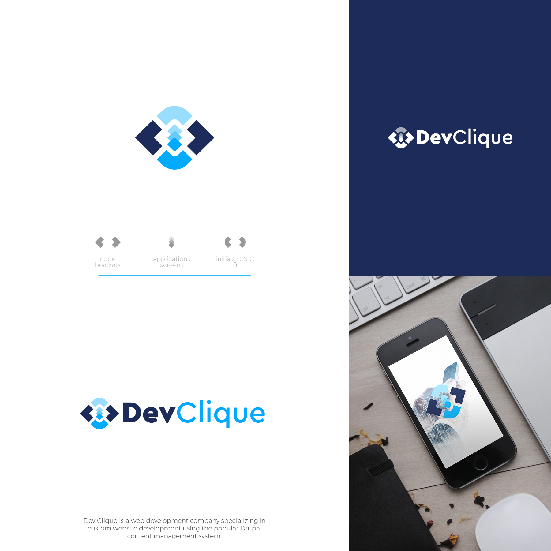 Logo Design by JohnM. for Dev Clique | Design #27354981