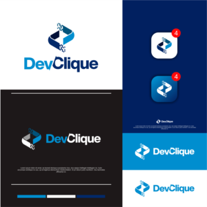 Logo Design by Nembelas Studio for Dev Clique | Design #27368219