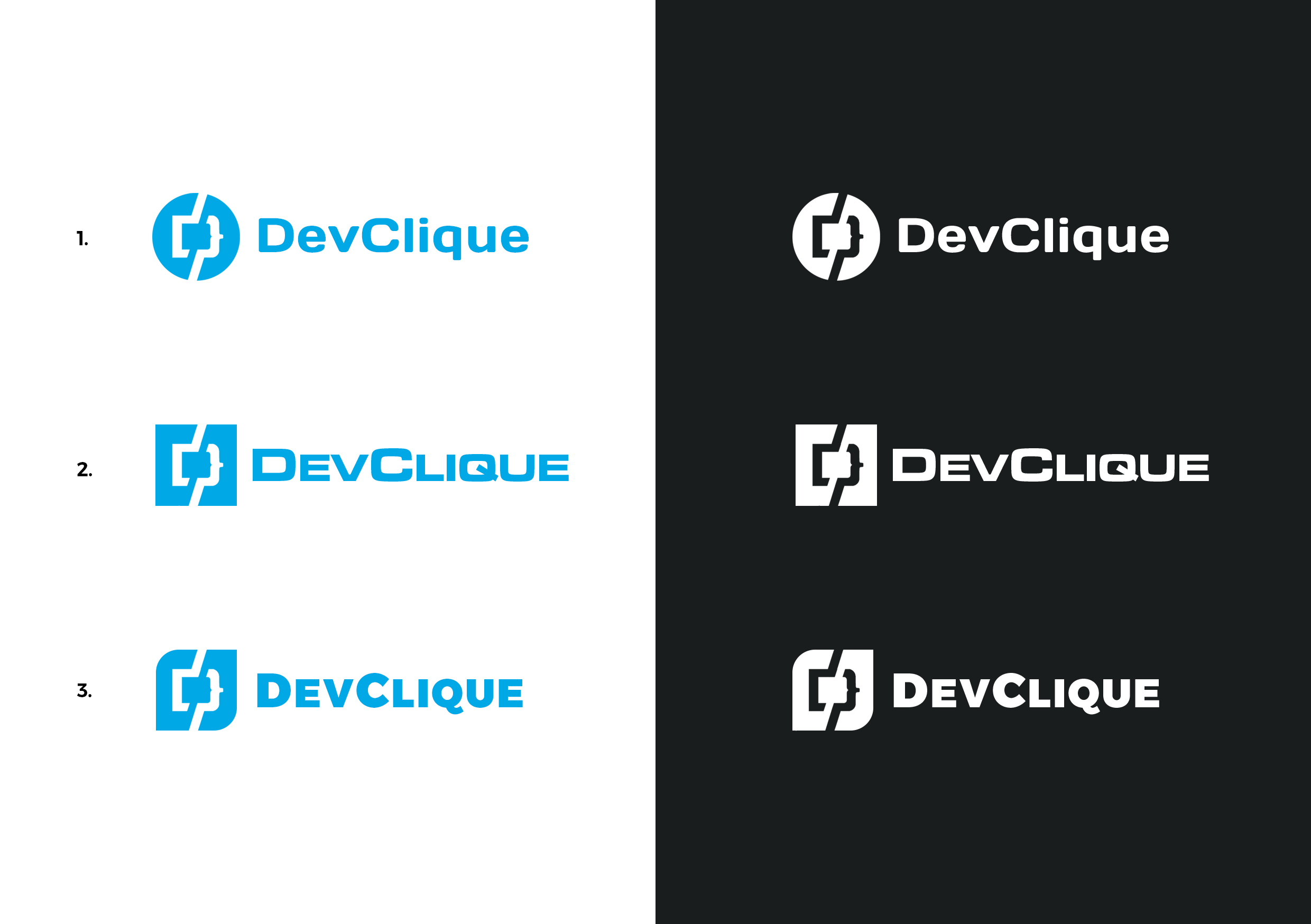 Logo Design by christianpoetoe for Dev Clique | Design #27360524