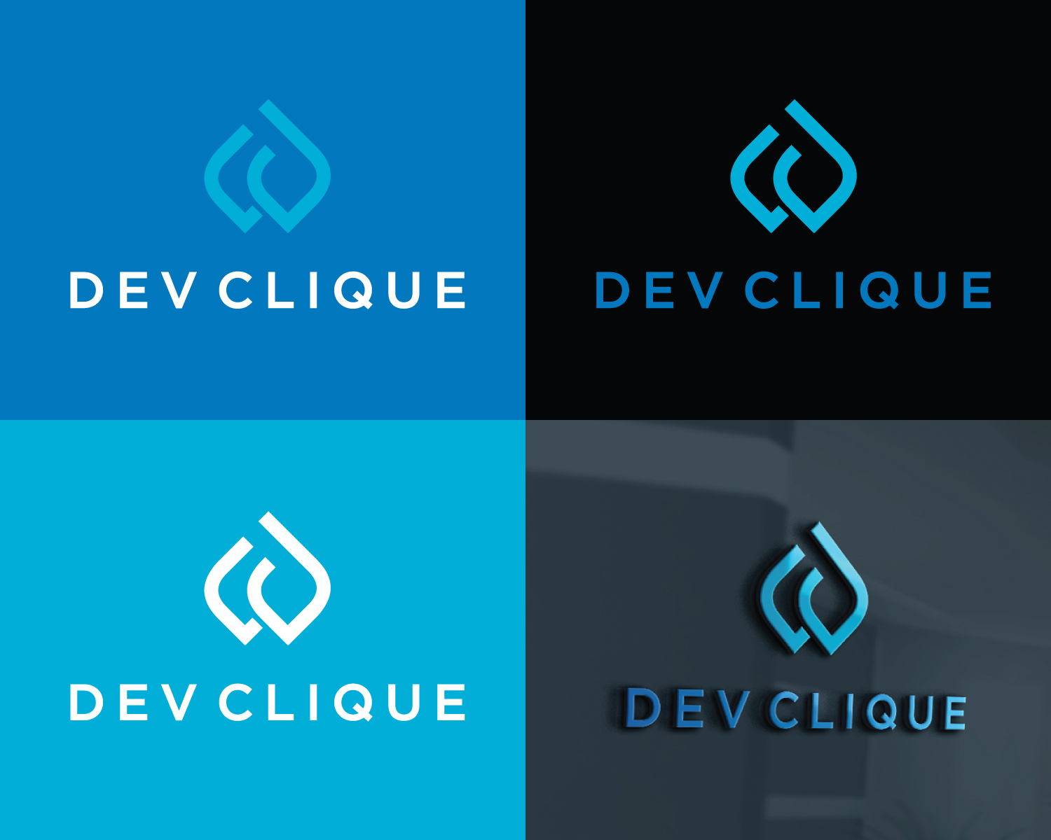 Logo Design by Atec for Dev Clique | Design #27351029