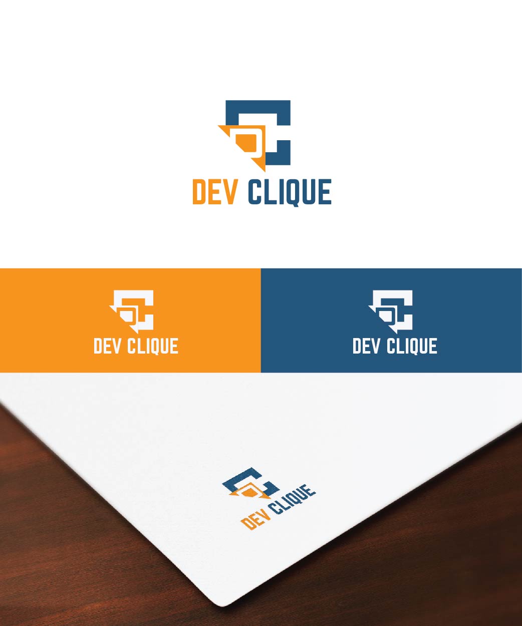 Diseño de Logo por Maxo-Biz para Dev Clique | Diseño #27348936