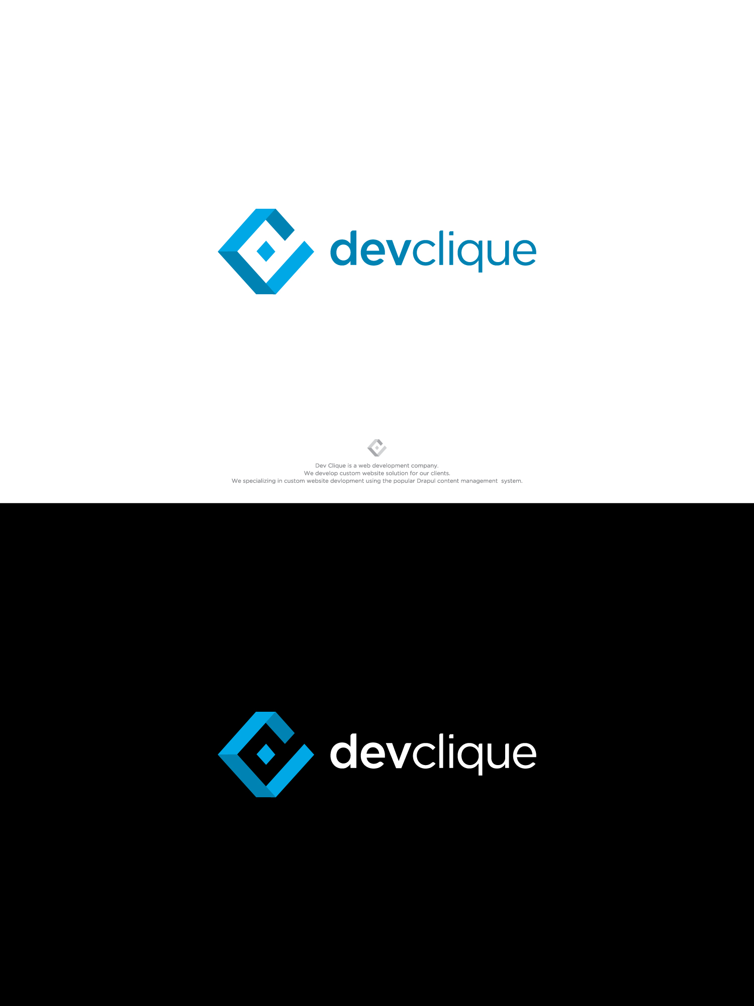 Logo Design by Art Punk for Dev Clique | Design #27349364