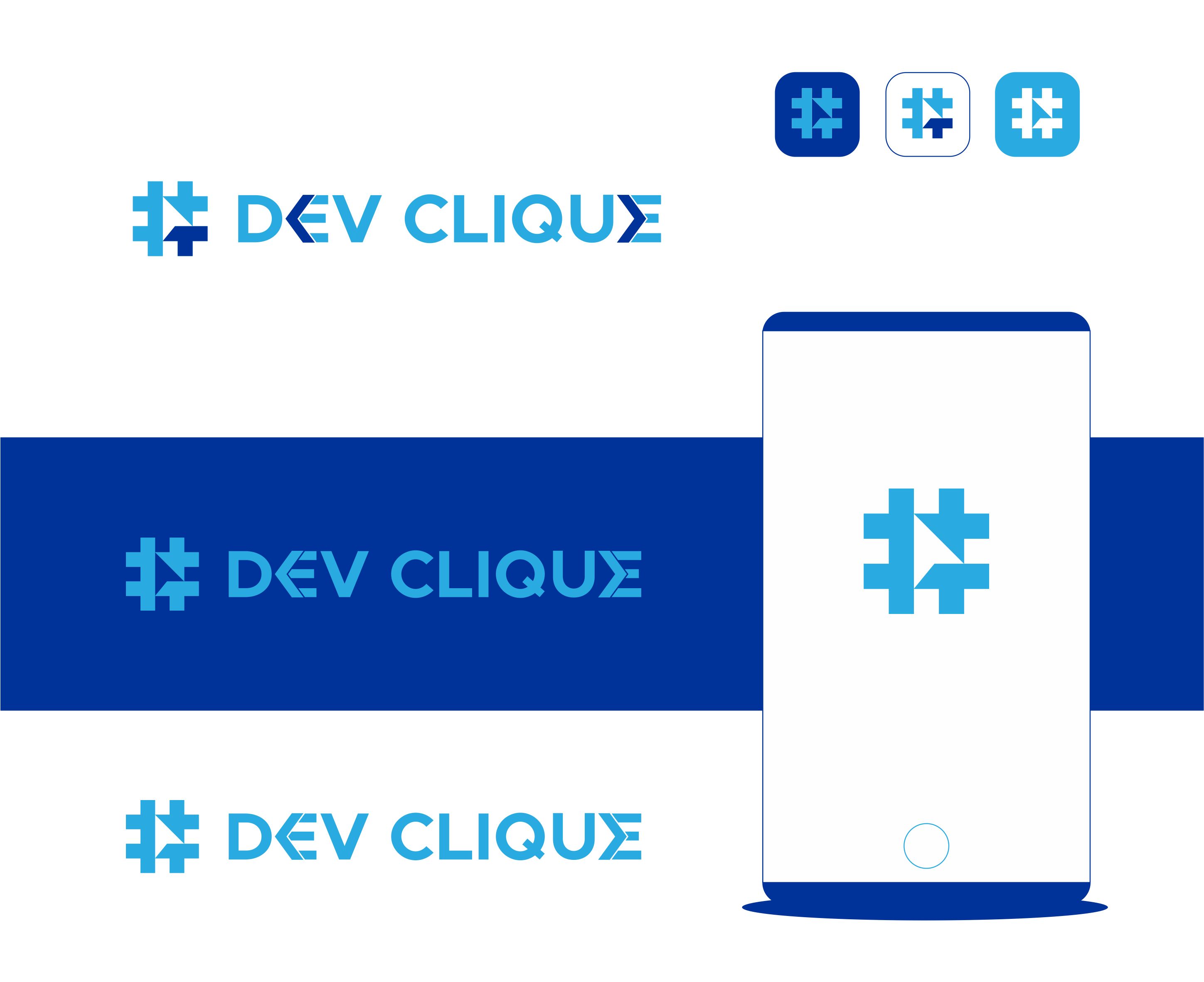 Logo Design by RAN MEI JS for Dev Clique | Design #27376701