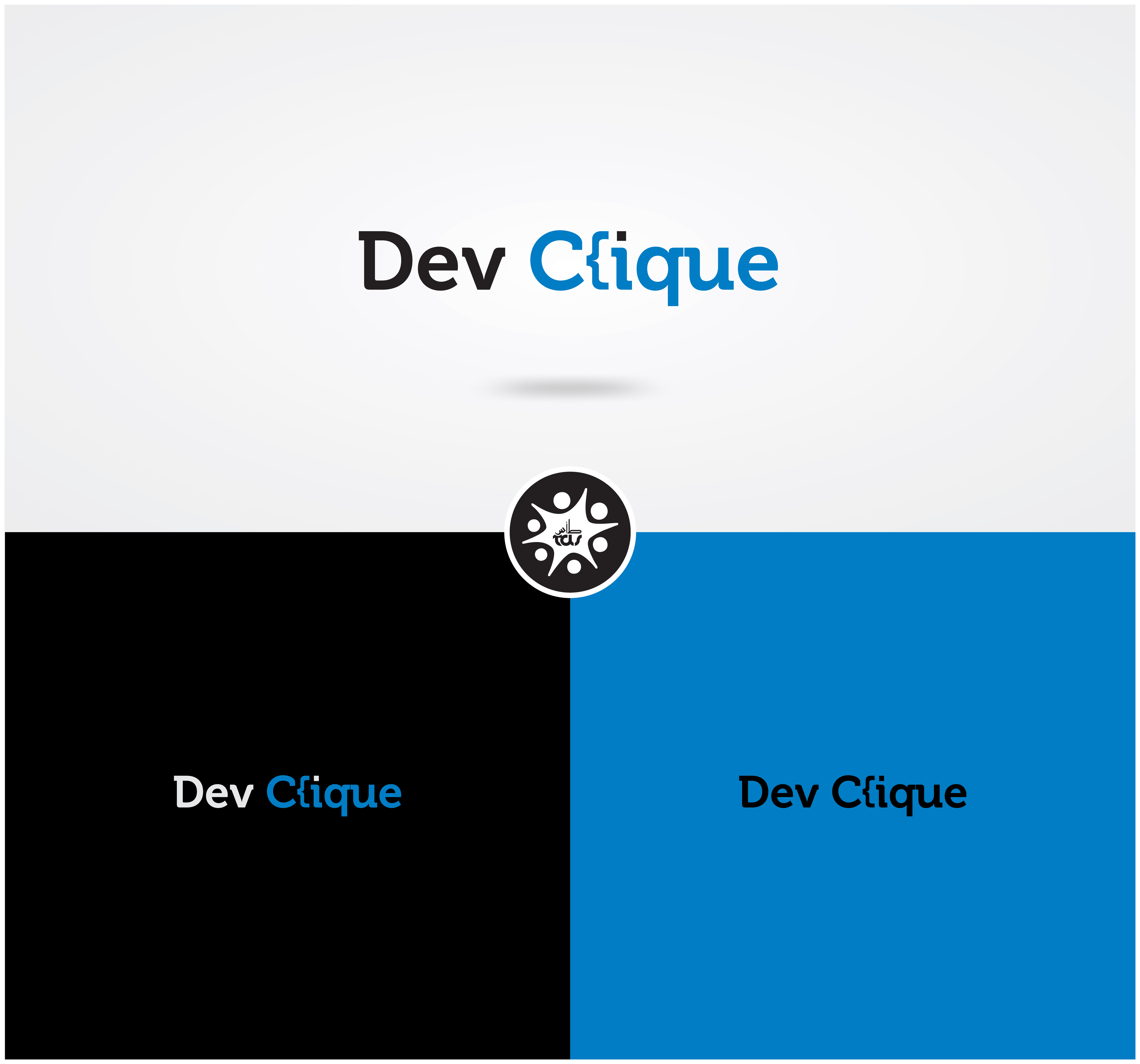 Logo Design by Tuba Art Studio. IZ (IMRAN ZW) for Dev Clique | Design #27376628