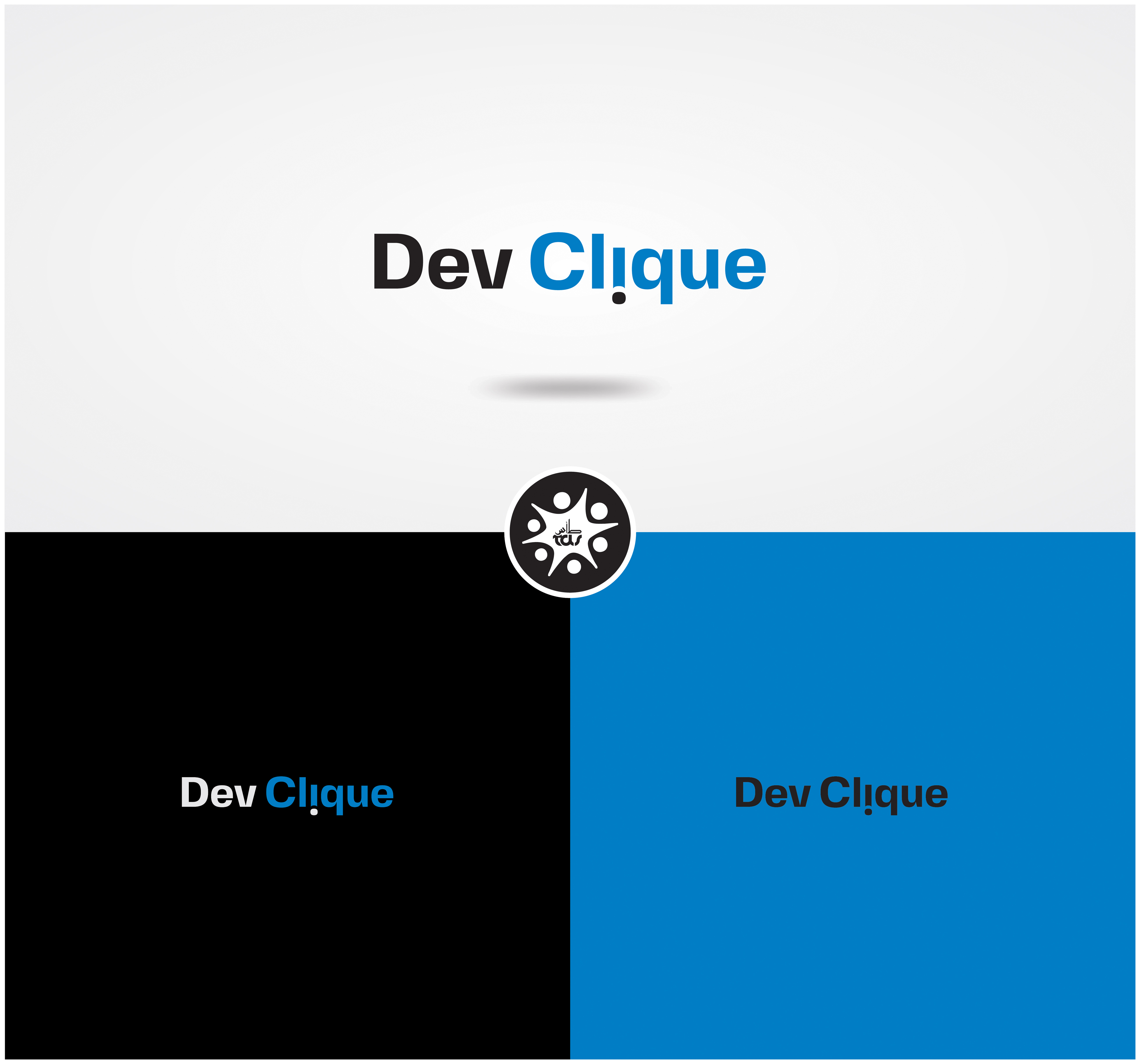 Logo Design by Tuba Art Studio. IZ (IMRAN ZW) for Dev Clique | Design #27376630