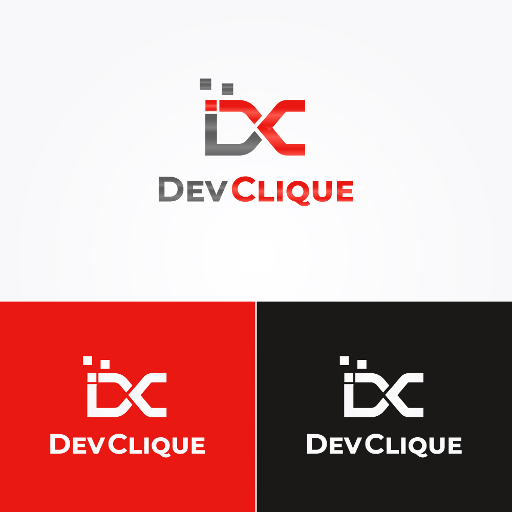 Logo Design by AlphabetZero.co.uk for Dev Clique | Design #27354733