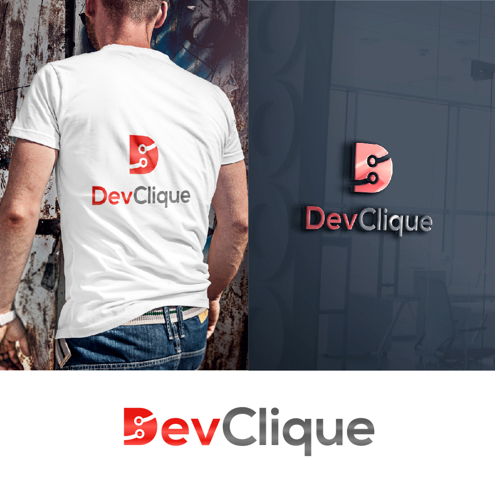 Logo Design by AlphabetZero.co.uk for Dev Clique | Design #27379400
