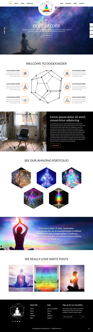 Wordpress Design by pb for Christian Wieser | Design #27357612