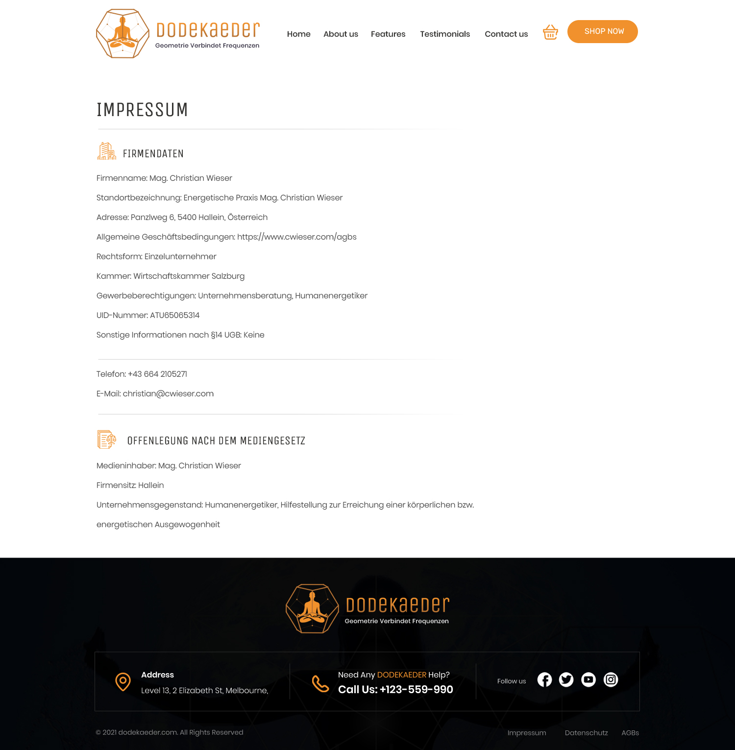 Wordpress Design by WebPixel for Christian Wieser | Design #27381843
