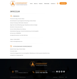 Design Wordpress par WebPixel pour Christian Wieser | Design : #27381843
