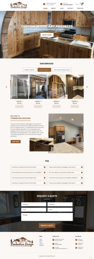 Web Design by pb for WebDuck Designs | Design: #27351370