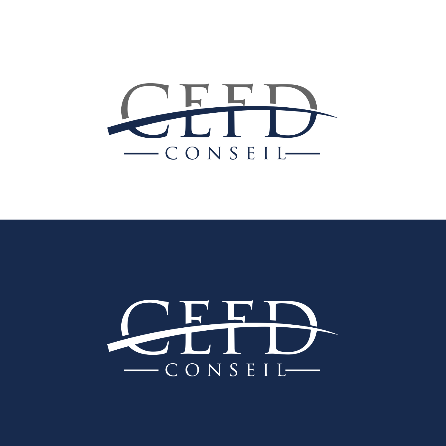 Logo Design by ThiagoB for CEFD CONSEIL | Design #27350696