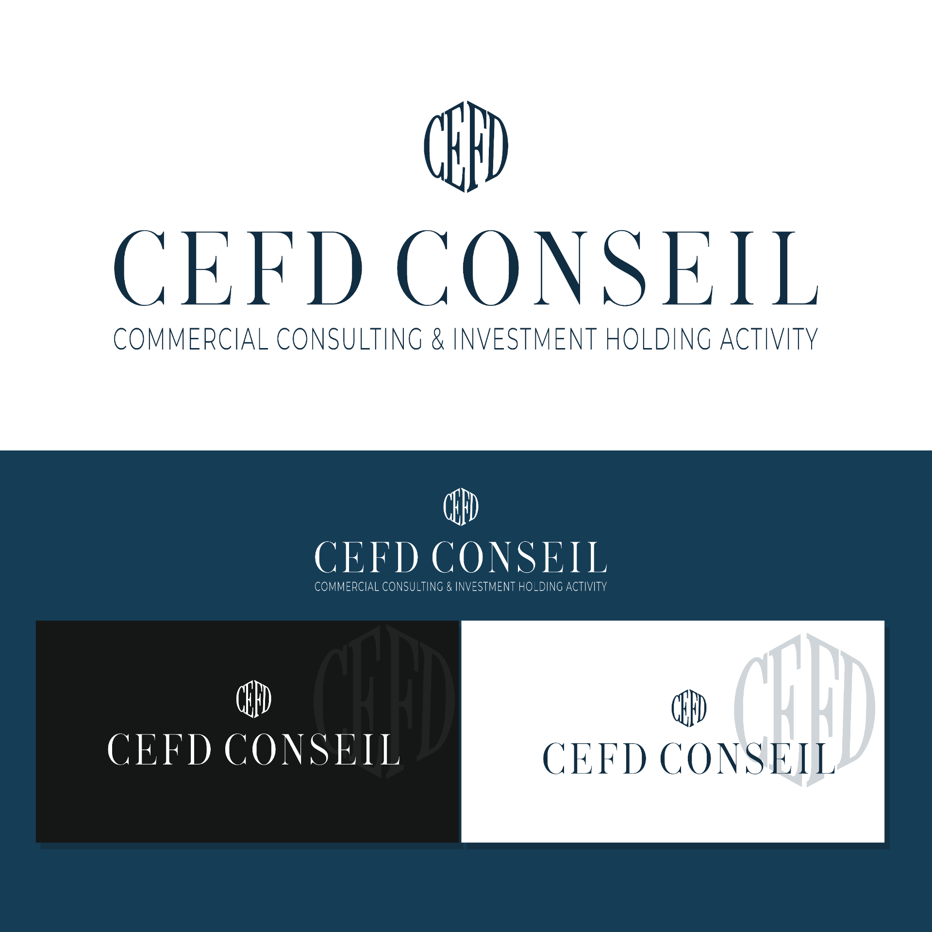 Logo Design by miloje1207 for CEFD CONSEIL | Design #27352630