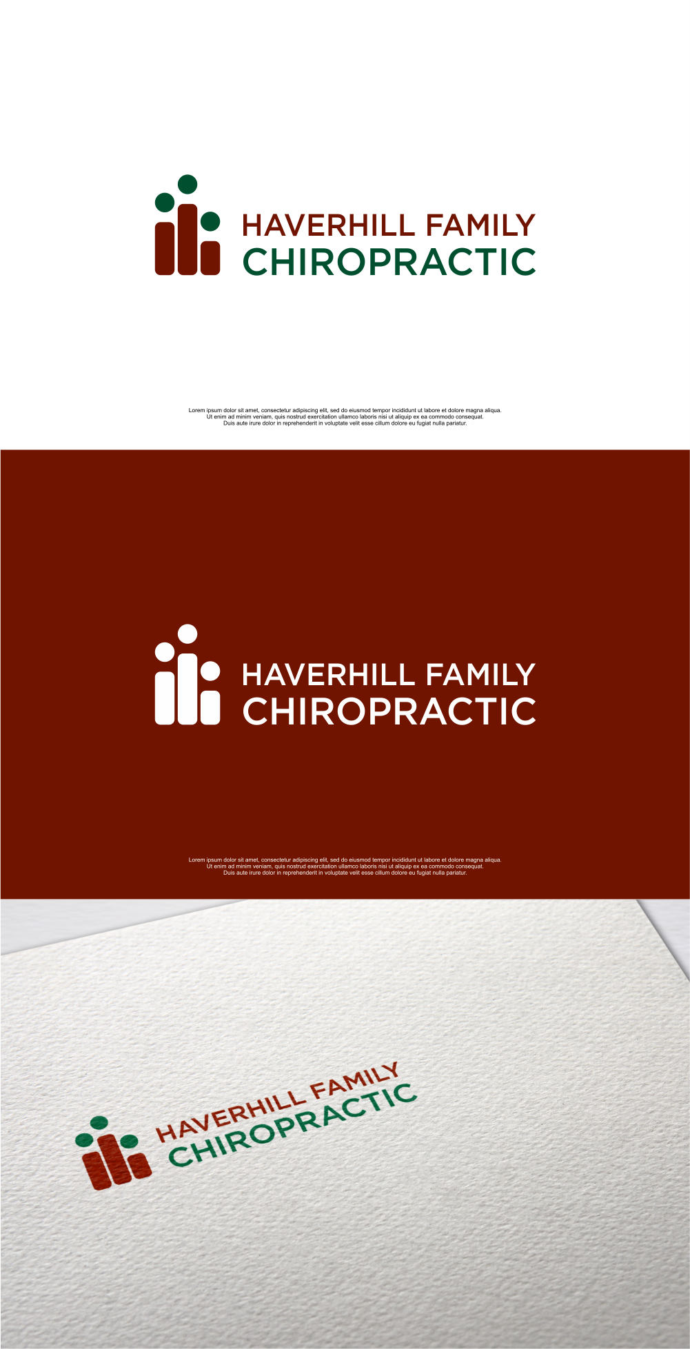 Logo Design by MASH Std for Haverhill Family Chiropractic | Design #27353317