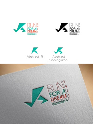 Run For a Dream 5K and 1M Fun Run | December 4, 2021 | Logo Design by Arun 25