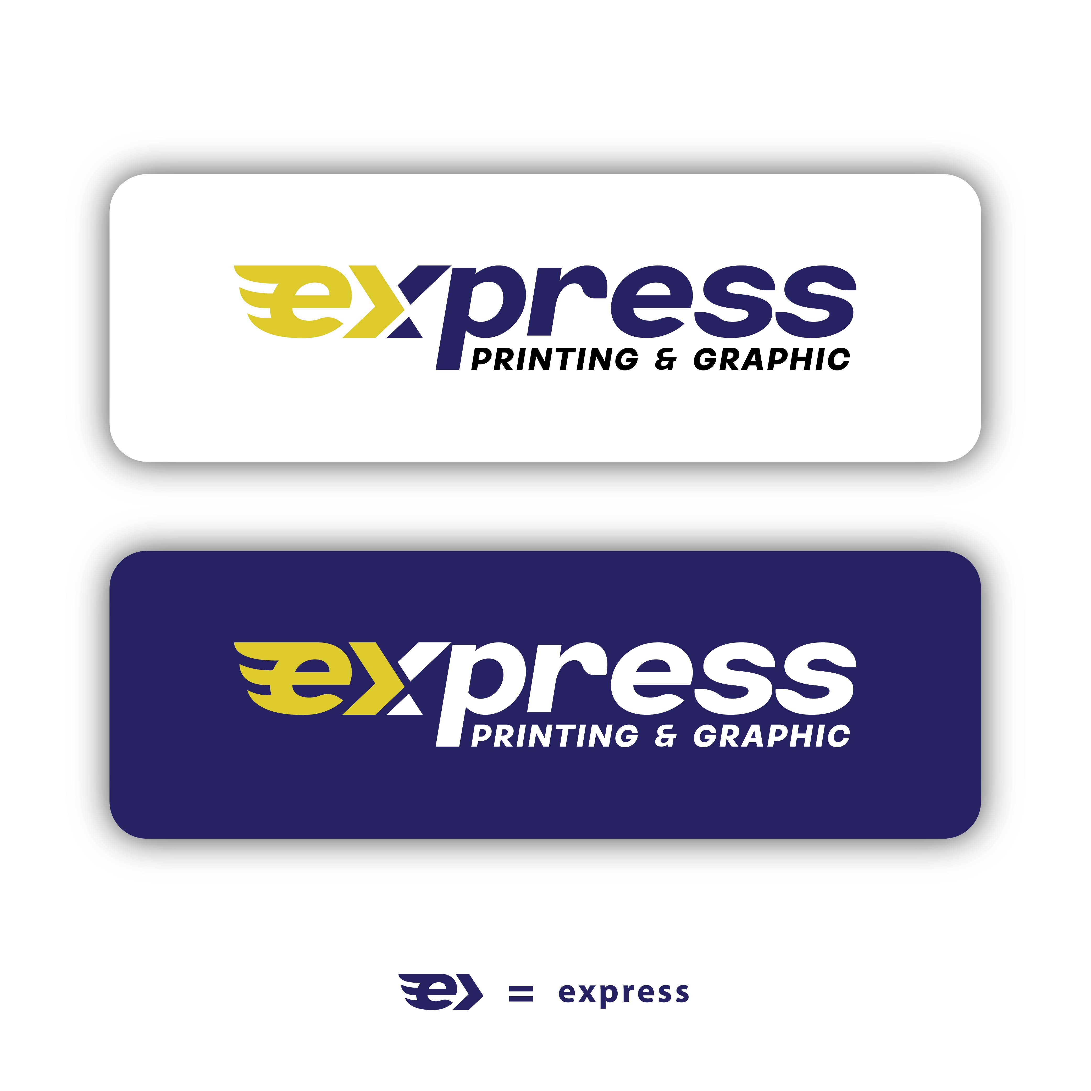 Logo Design by NeilDesign for EXPRESS PRINTING AND GRAPHICS, INC. | Design #27354083