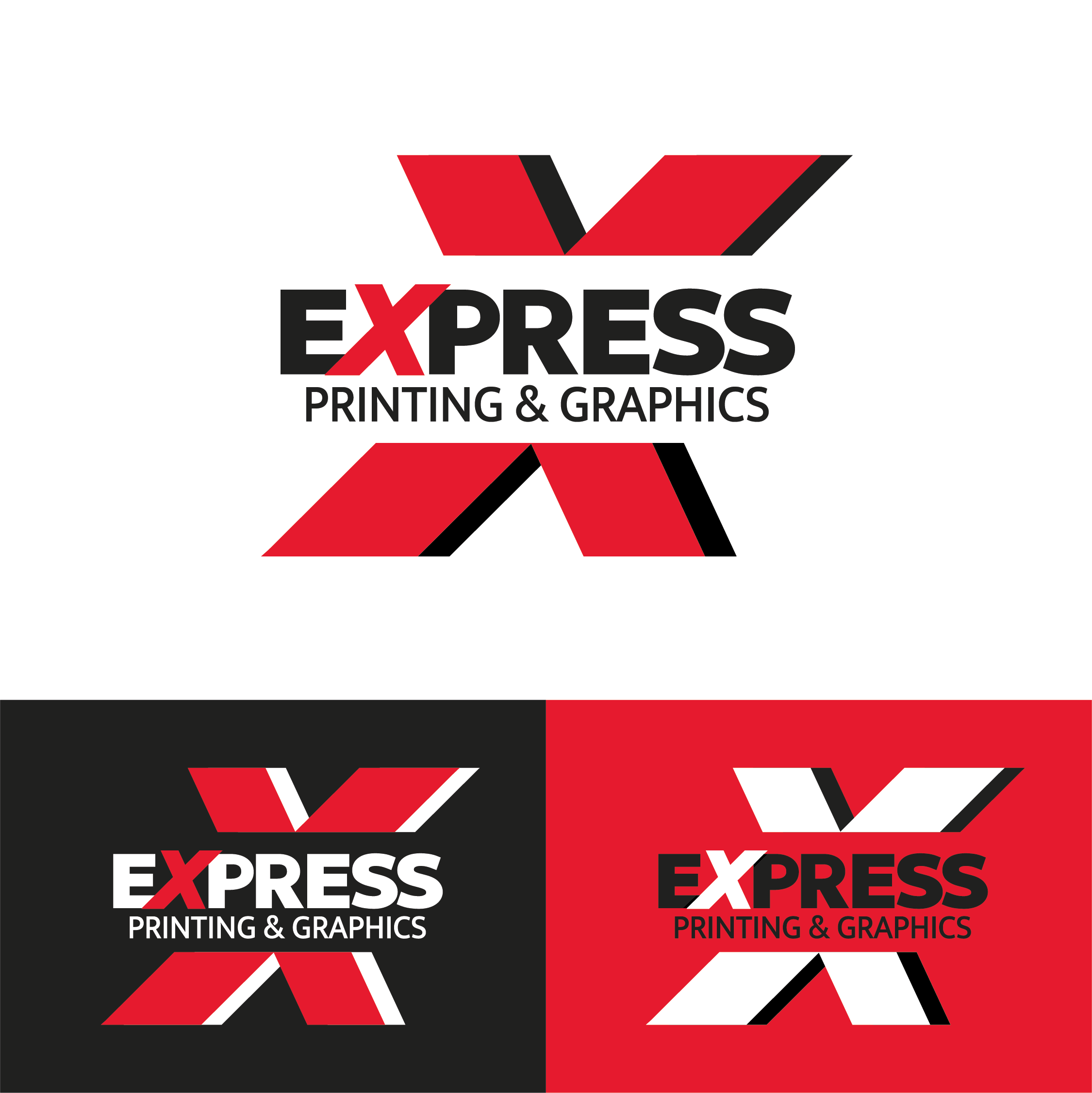Logo Design by Brewyart Creative for EXPRESS PRINTING AND GRAPHICS, INC. | Design #27346409