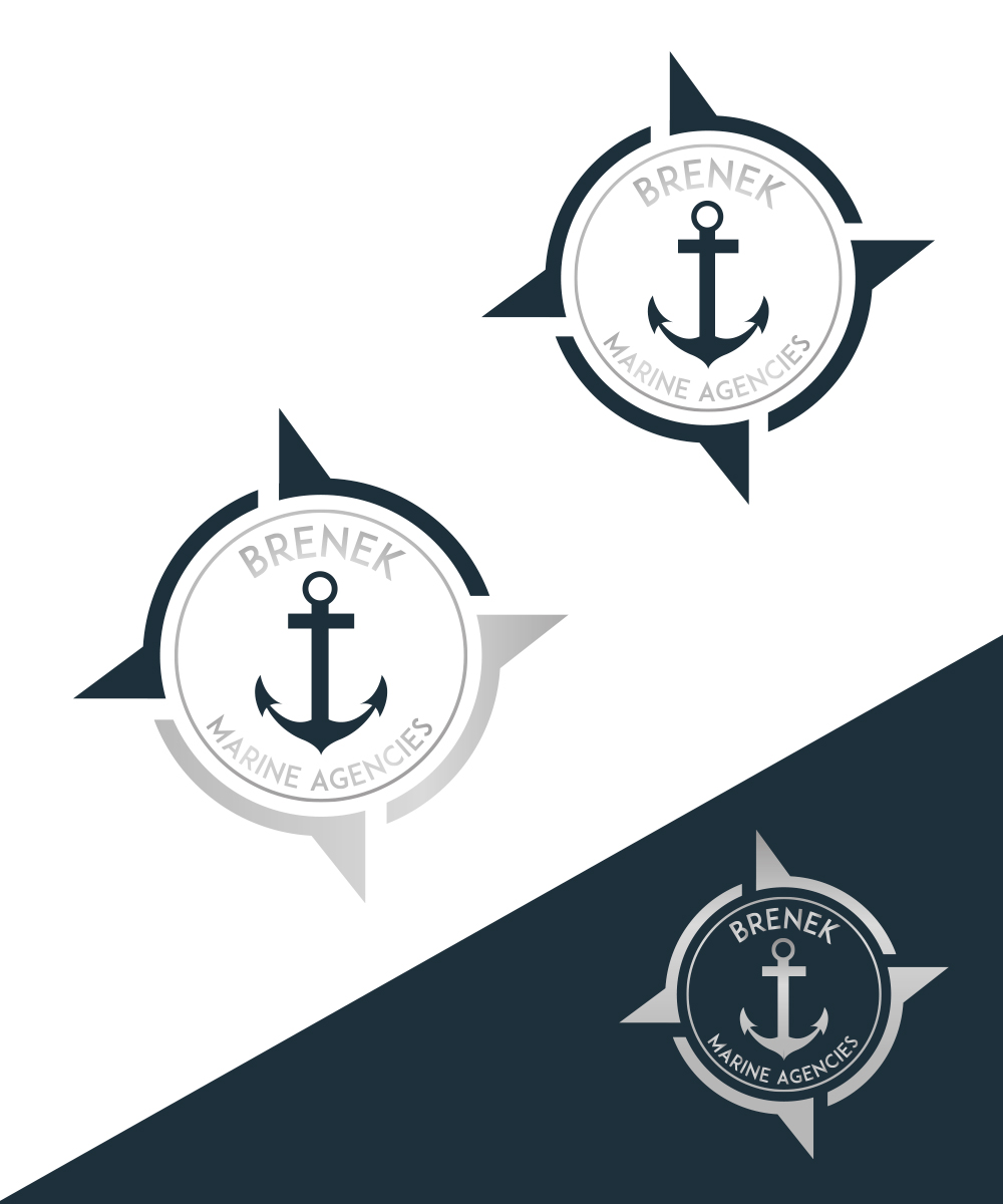 Logo Design by StudioD™ for Brenek Marine Agencies | Design #27346911