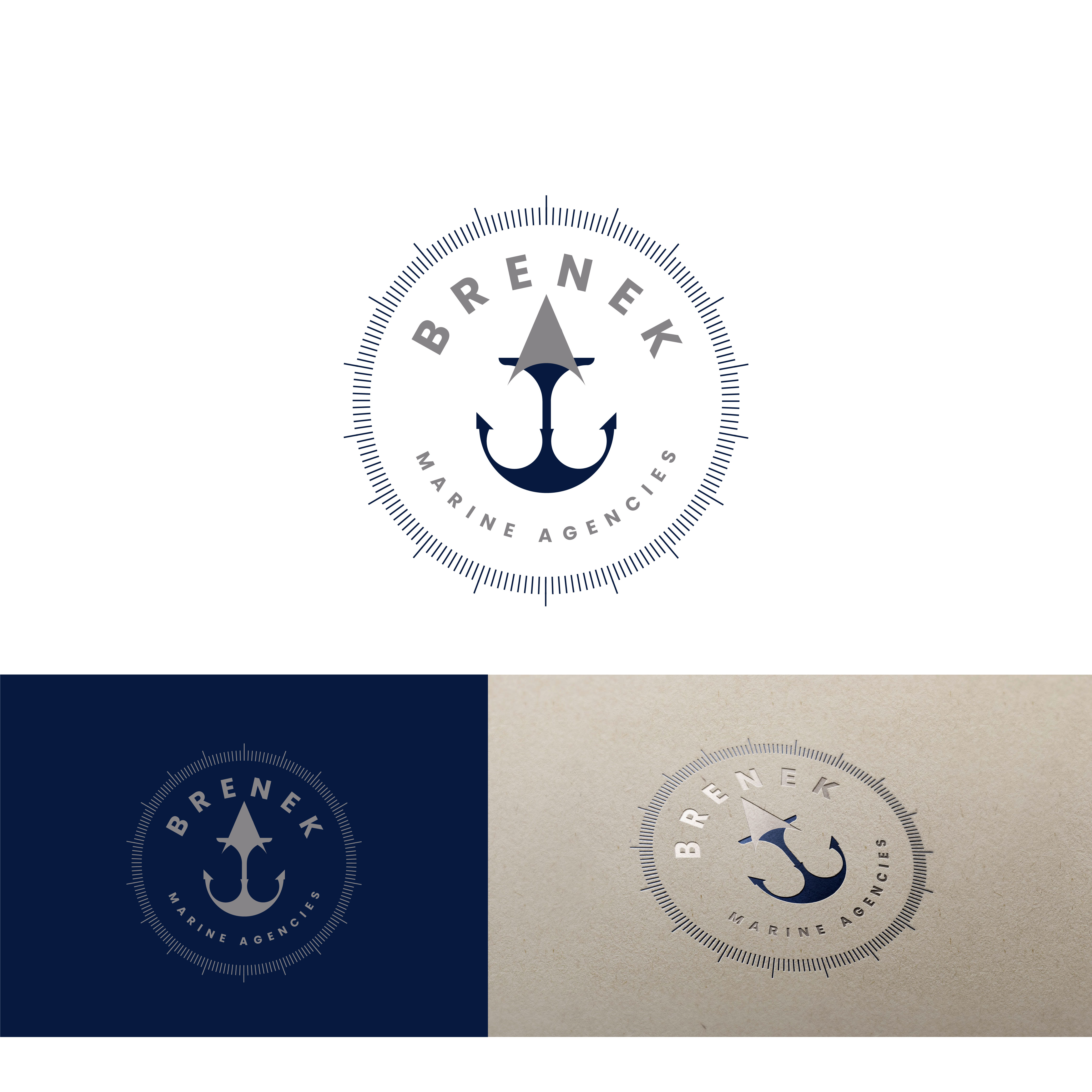 Logo Design by Fezy Design Studio for Brenek Marine Agencies | Design #27358153
