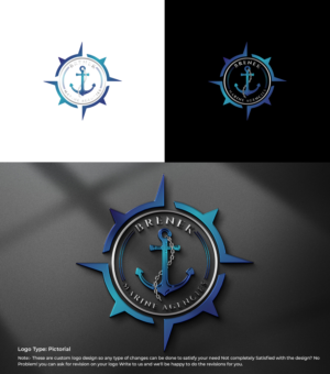 Logo Design by RK CREATIVE for Brenek Marine Agencies | Design: #27346791