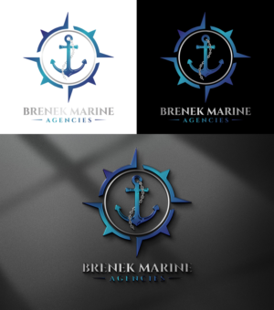 Logo Design by RK CREATIVE for Brenek Marine Agencies | Design: #27356774