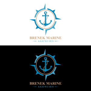 Logo Design by RK CREATIVE for Brenek Marine Agencies | Design: #27365907