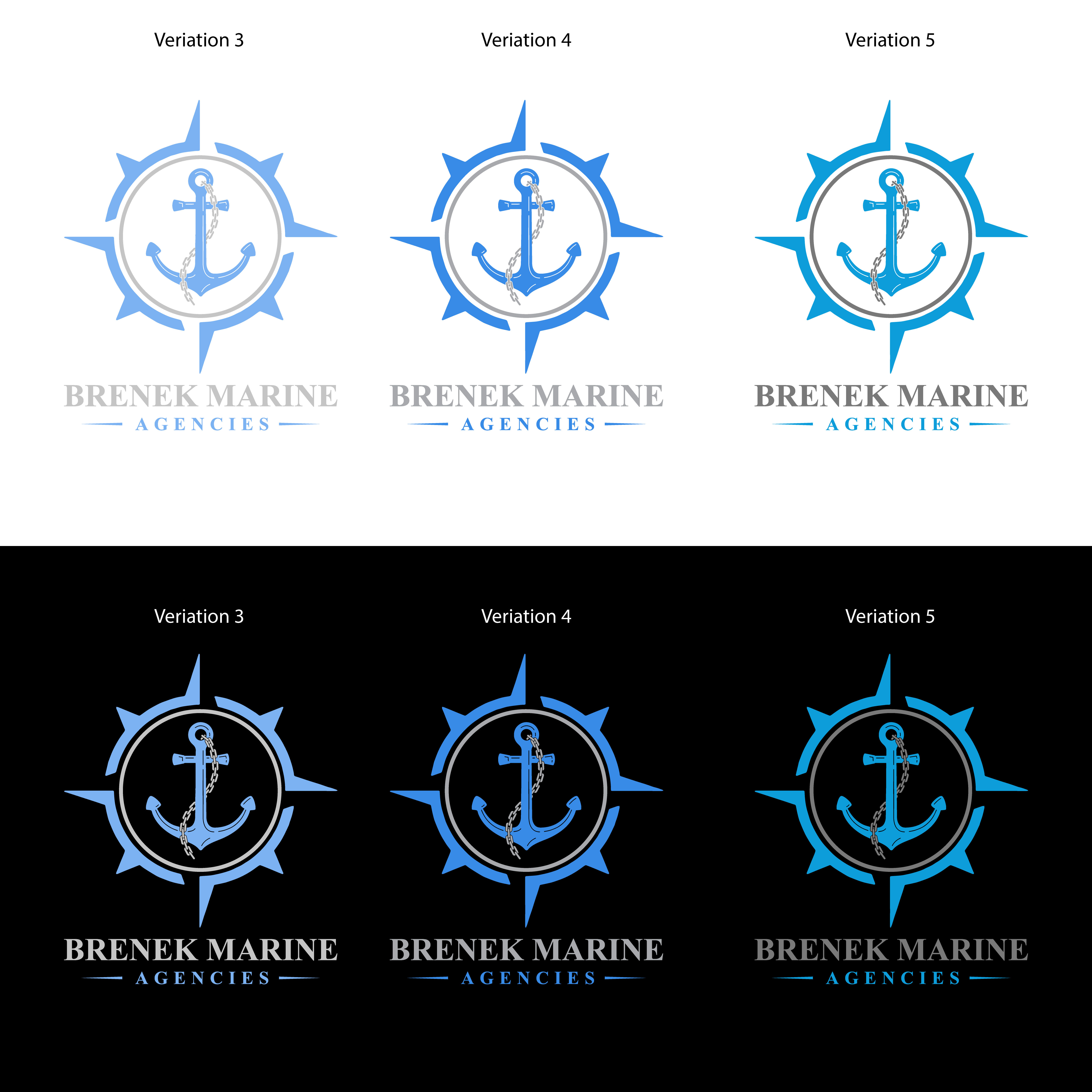 Logo-Design von RK CREATIVE für Brenek Marine Agencies | Design #27384596