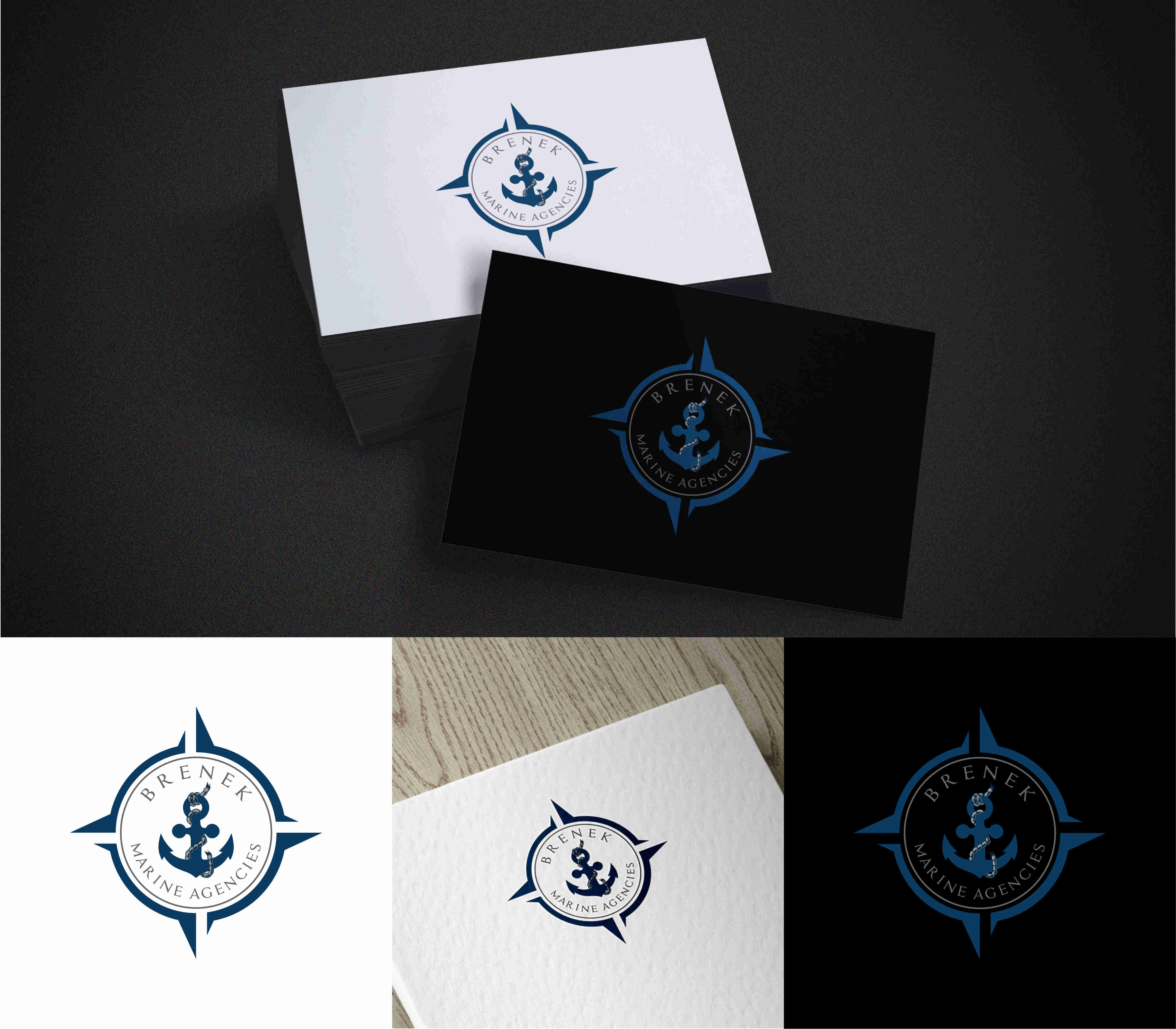 Logo-Design von Septian Yossi für Brenek Marine Agencies | Design #27347523