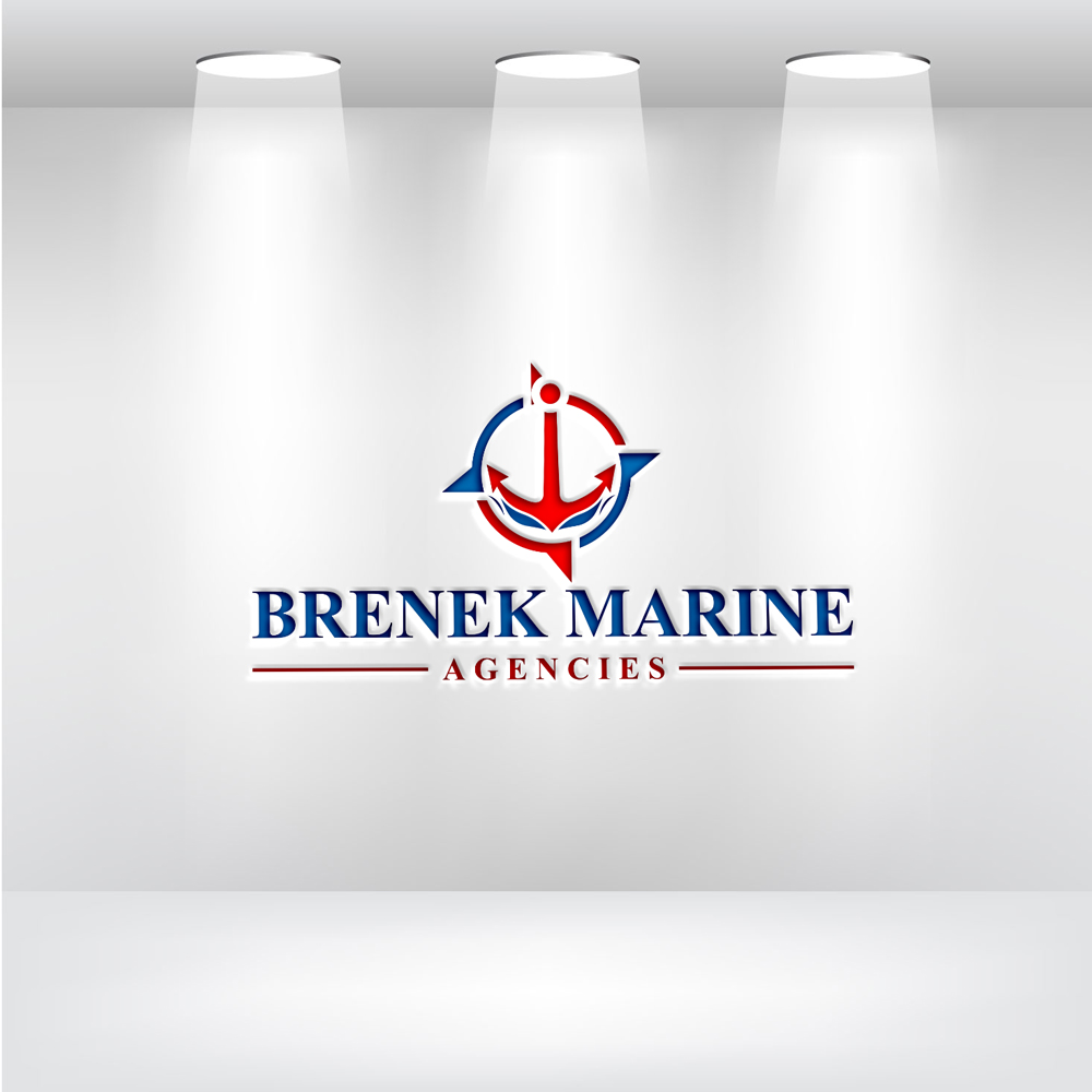 Logo Design by MH@Designer for Brenek Marine Agencies | Design #27347720